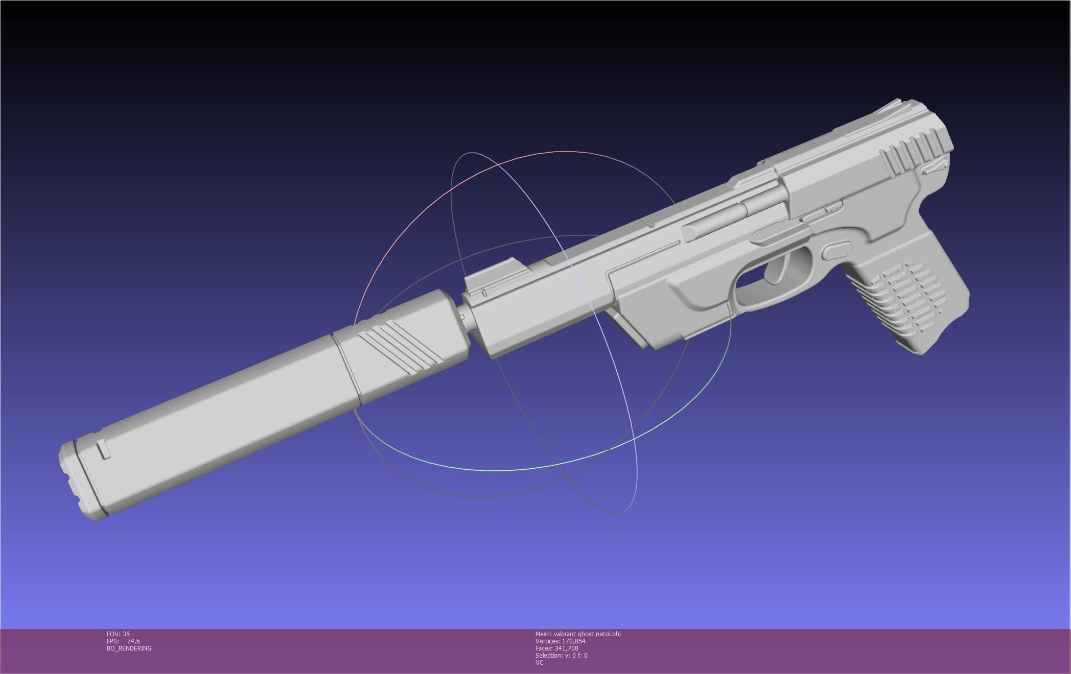 Valorant Ghost Pistol Basic Model 3D model_99