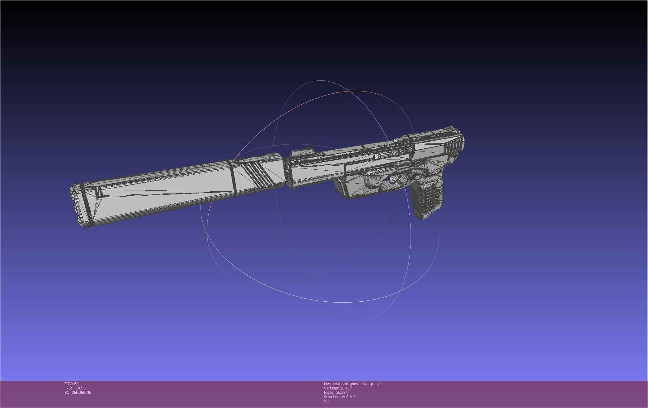 Valorant Ghost Pistol Basic Model 3D model_129