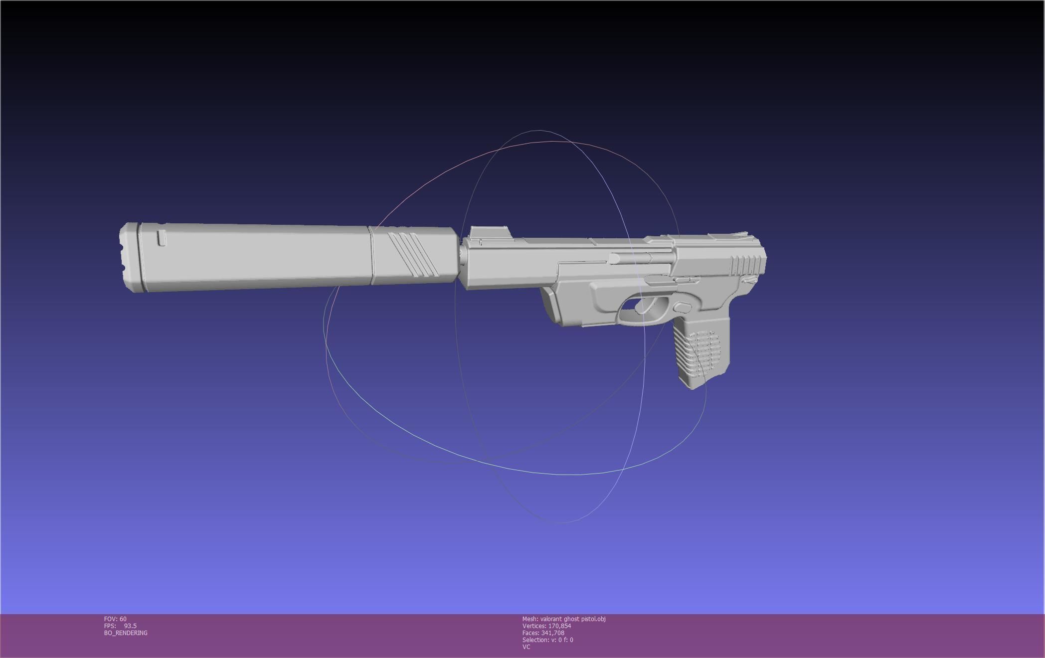 Valorant Ghost Pistol Basic Model 3D model_89
