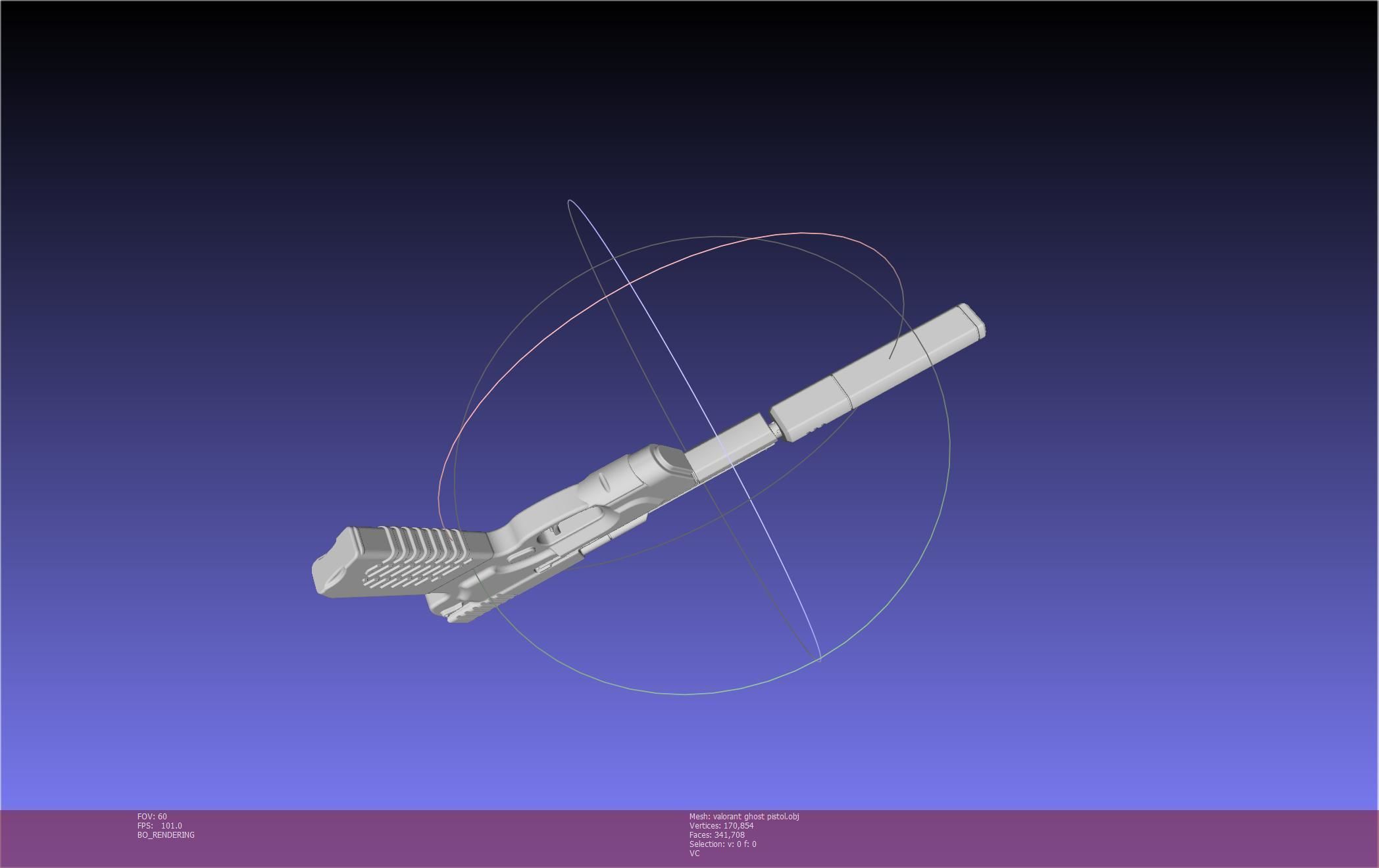 Valorant Ghost Pistol Basic Model 3D model_47