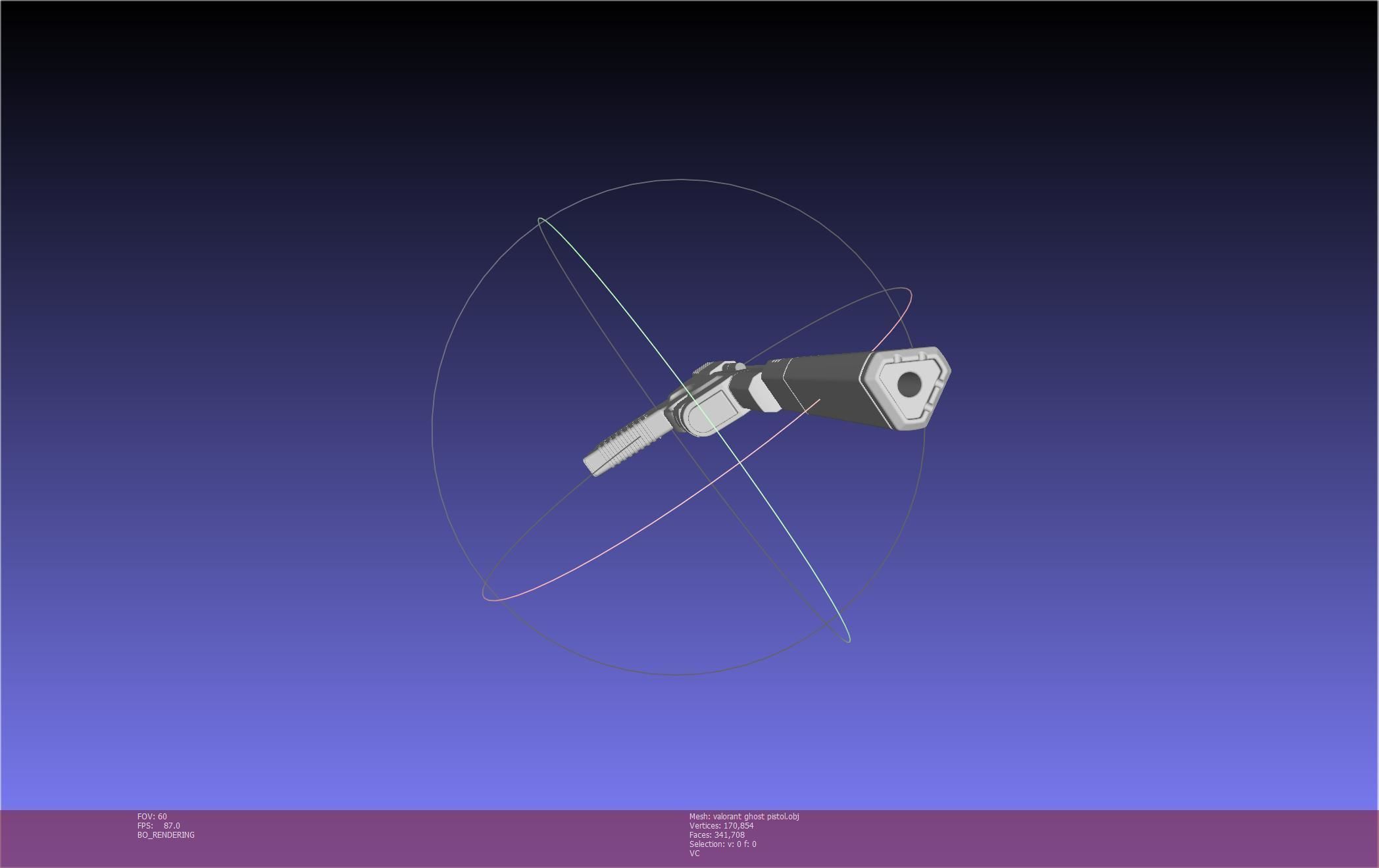 Valorant Ghost Pistol Basic Model 3D model_43