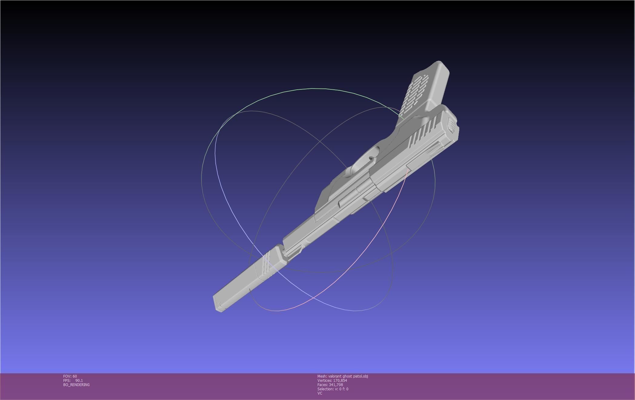 Valorant Ghost Pistol Basic Model 3D model_38