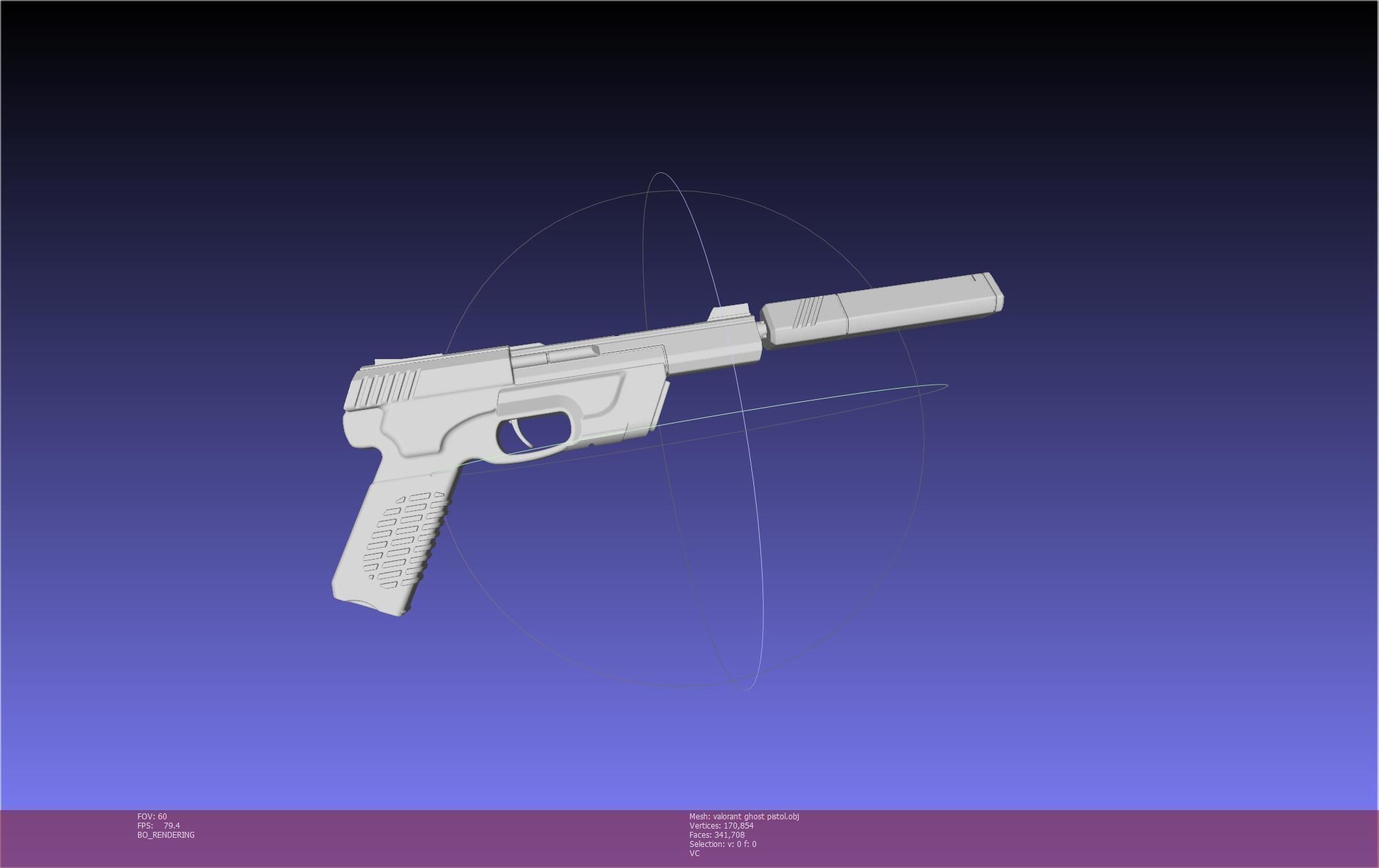 Valorant Ghost Pistol Basic Model 3D model_50