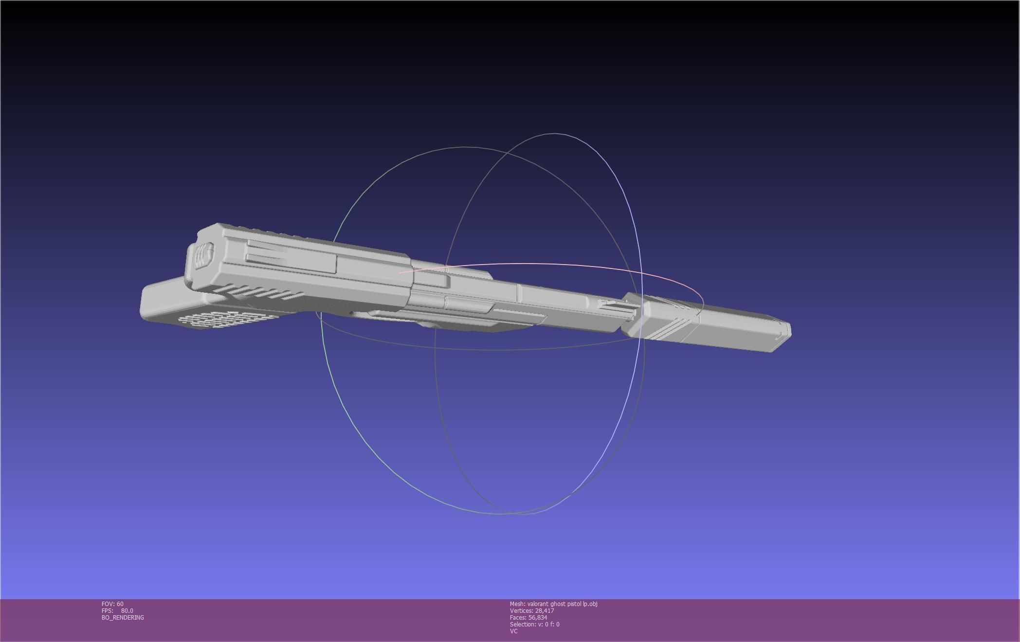 Valorant Ghost Pistol Basic Model 3D model_125