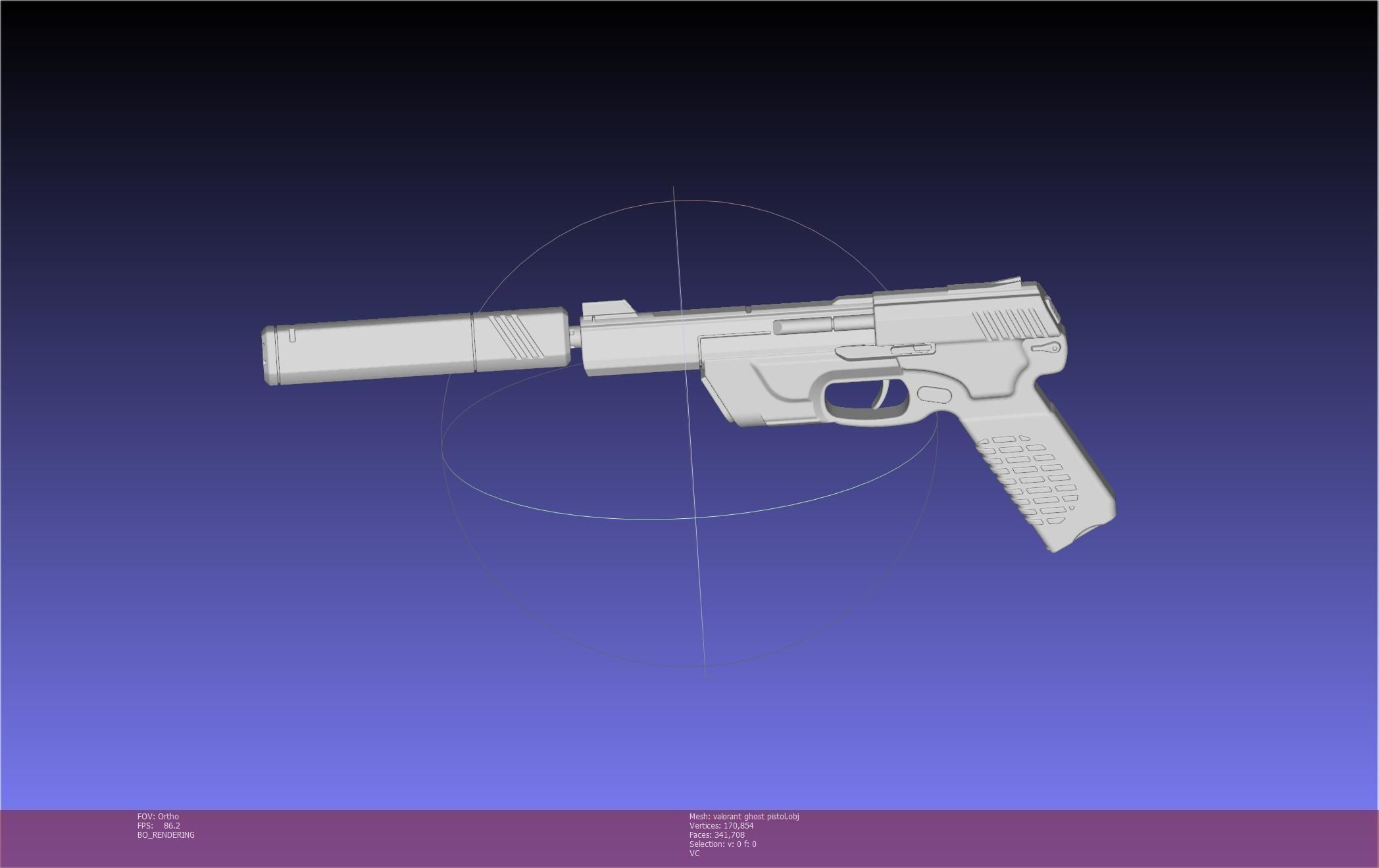 Valorant Ghost Pistol Basic Model 3D model_95