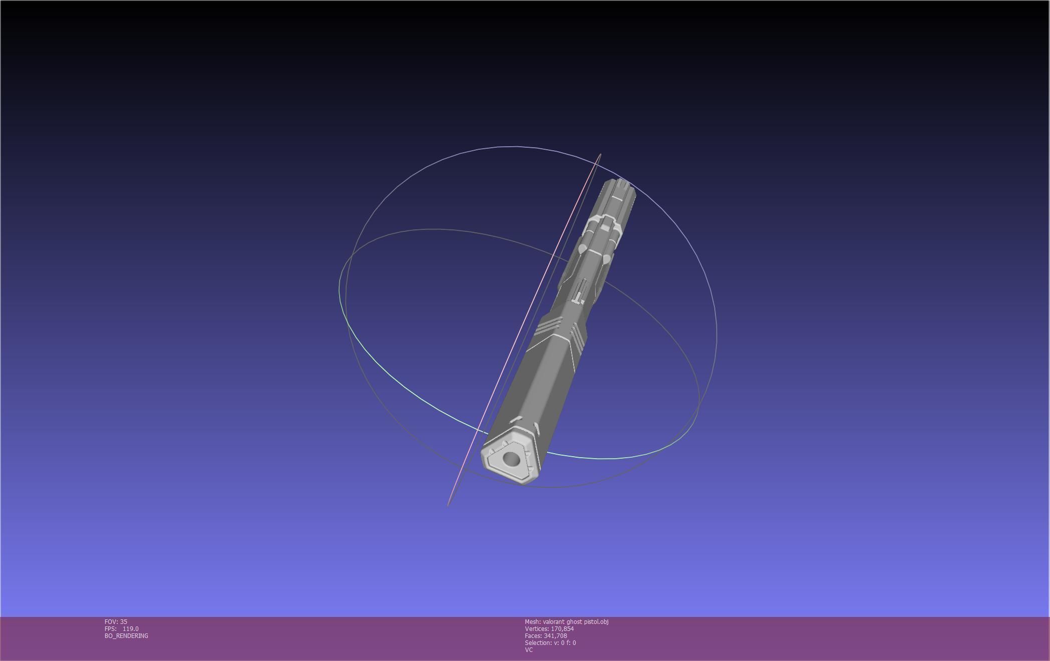 Valorant Ghost Pistol Basic Model 3D model_112