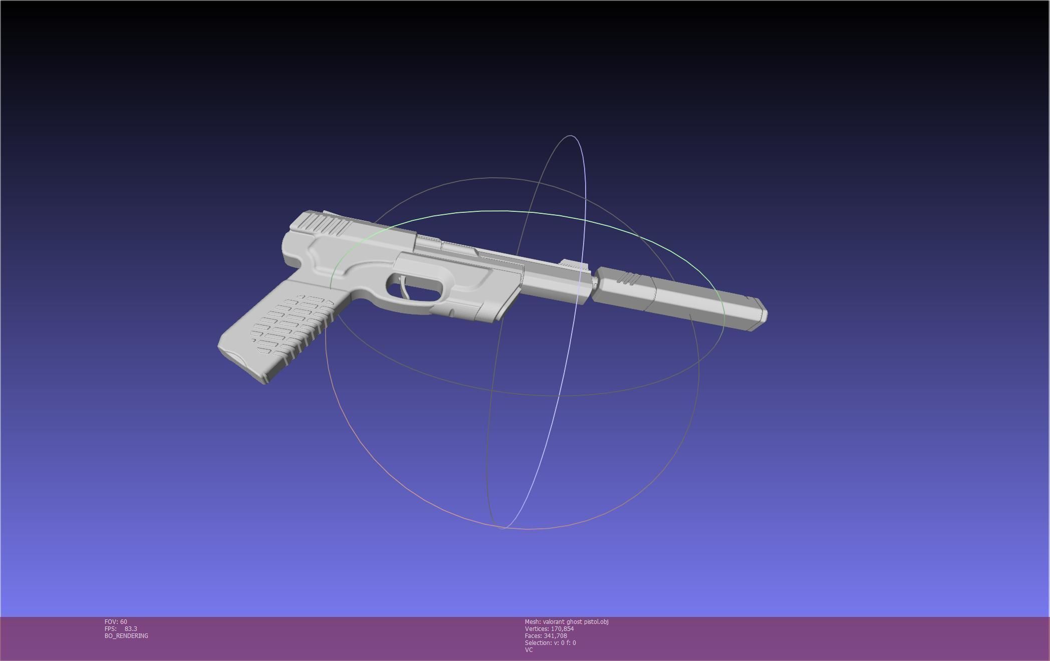 Valorant Ghost Pistol Basic Model 3D model_52