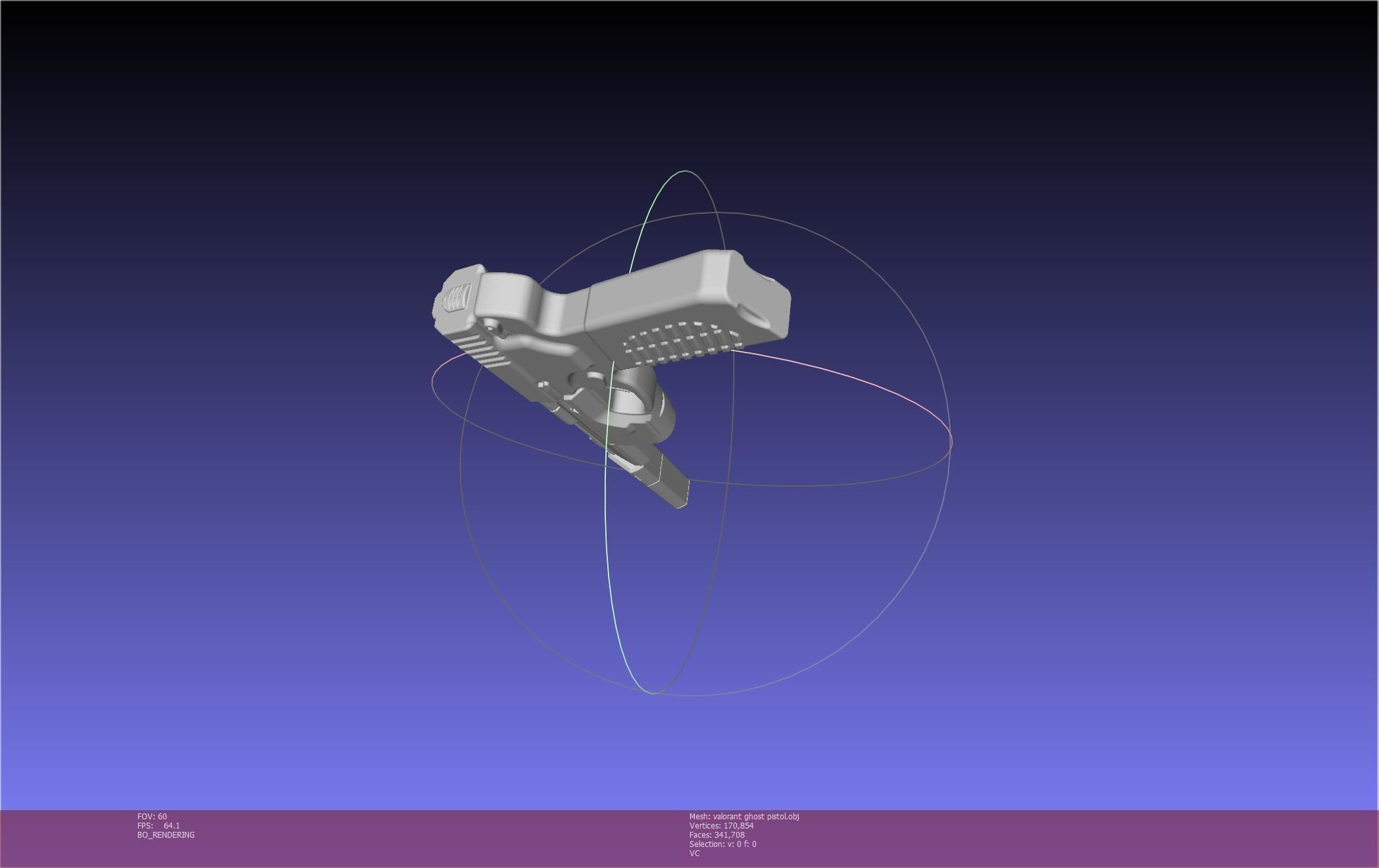 Valorant Ghost Pistol Basic Model 3D model_54