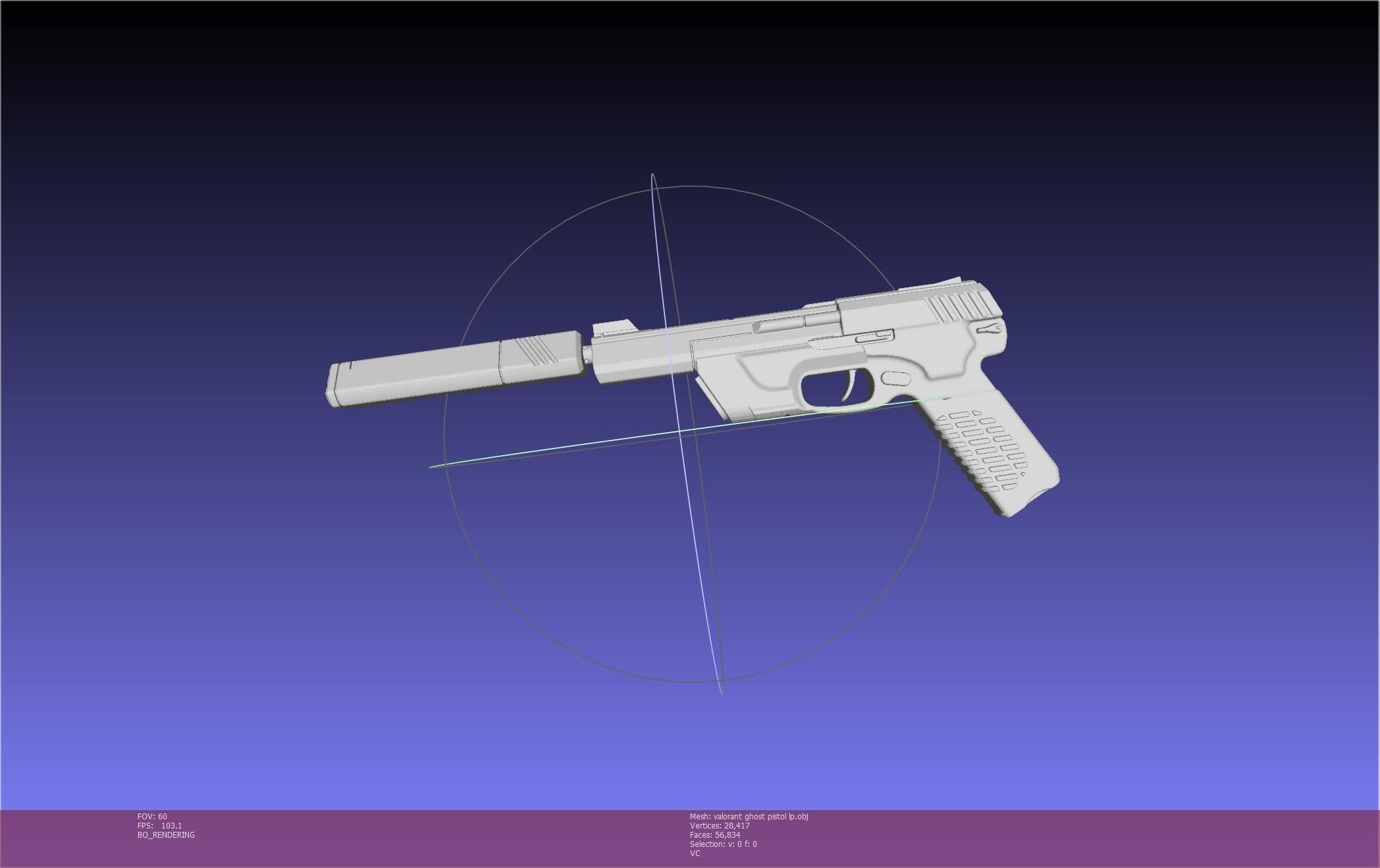 Valorant Ghost Pistol Basic Model 3D model_117