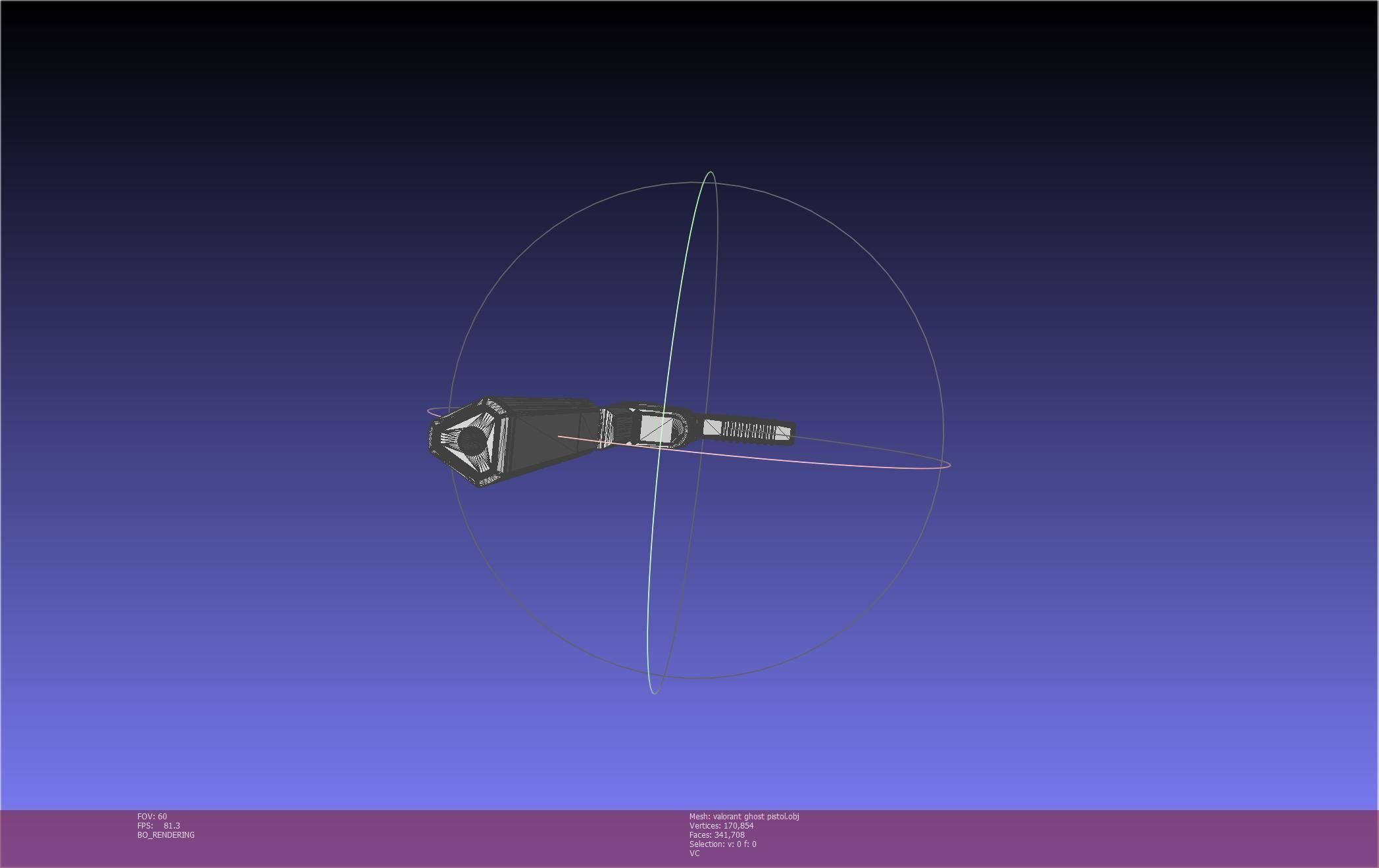 Valorant Ghost Pistol Basic Model 3D model_79