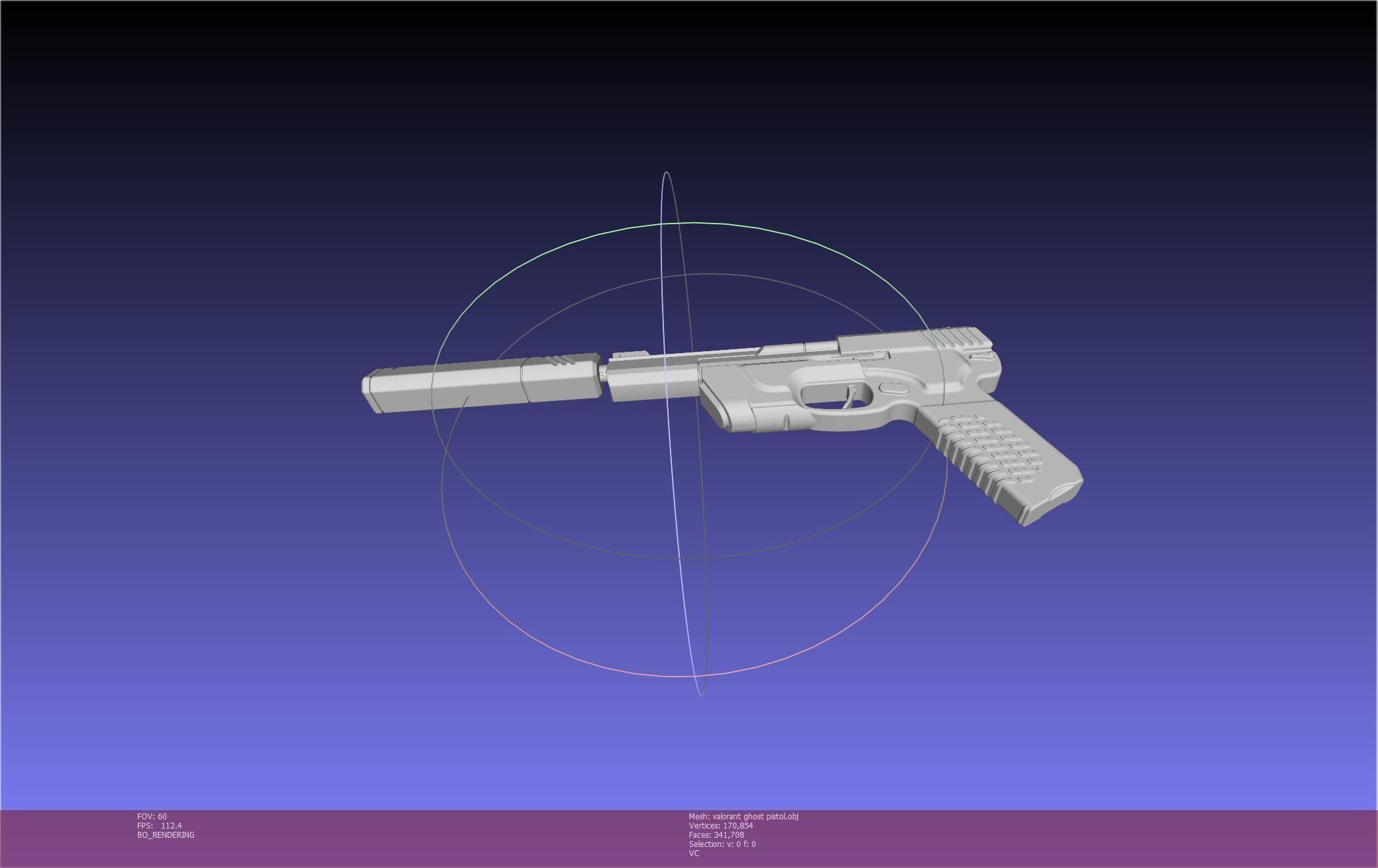 Valorant Ghost Pistol Basic Model 3D model_20
