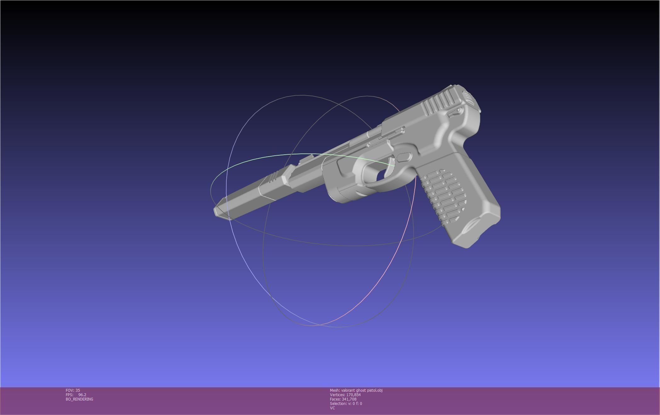 Valorant Ghost Pistol Basic Model 3D model_109