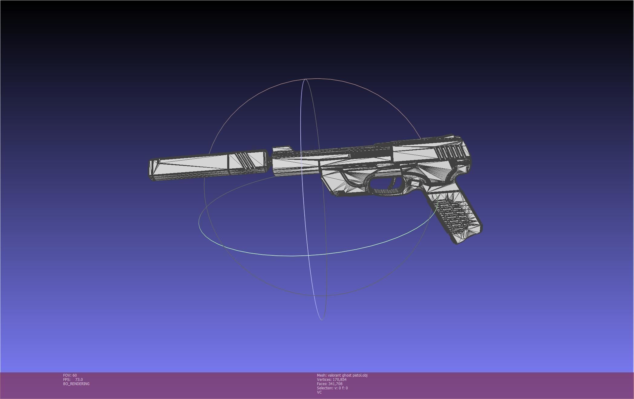 Valorant Ghost Pistol Basic Model 3D model_70