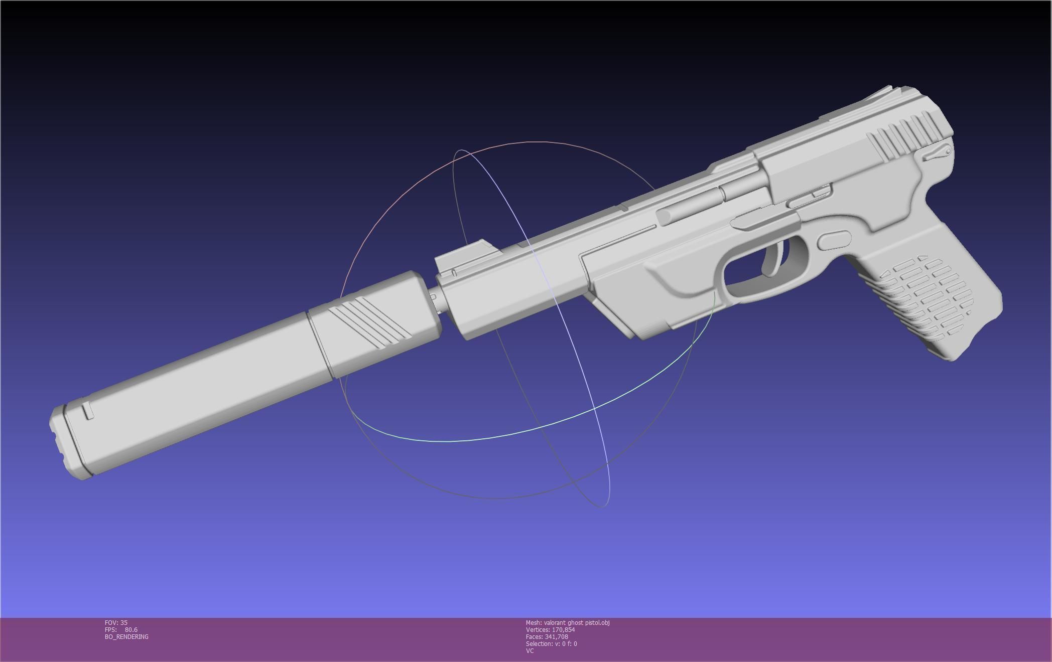 Valorant Ghost Pistol Basic Model 3D model_101