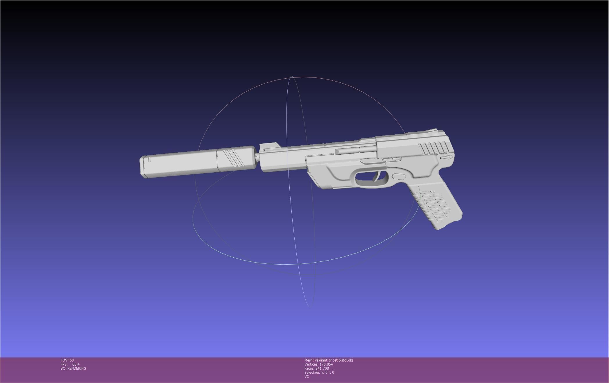 Valorant Ghost Pistol Basic Model 3D model_8