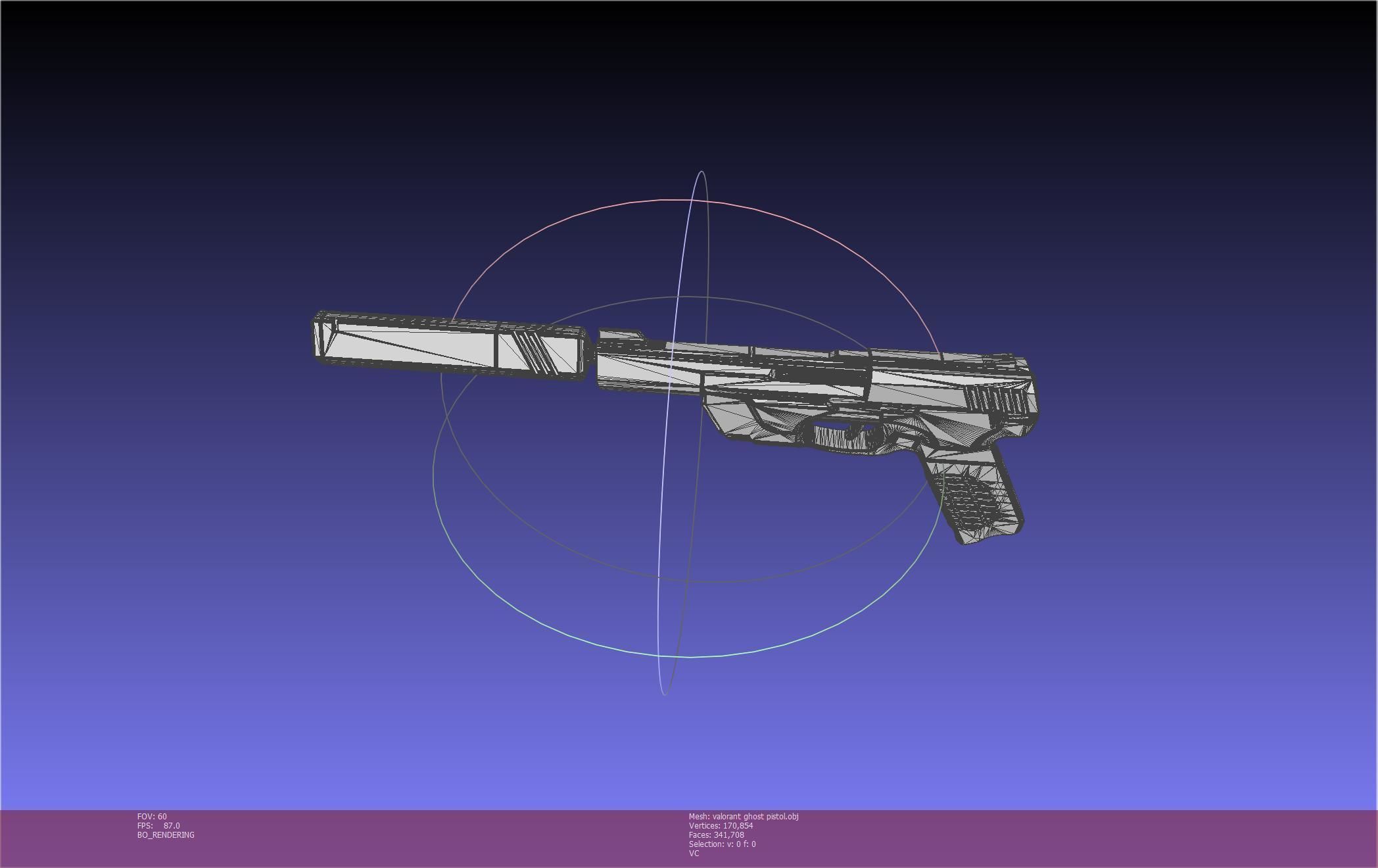 Valorant Ghost Pistol Basic Model 3D model_84