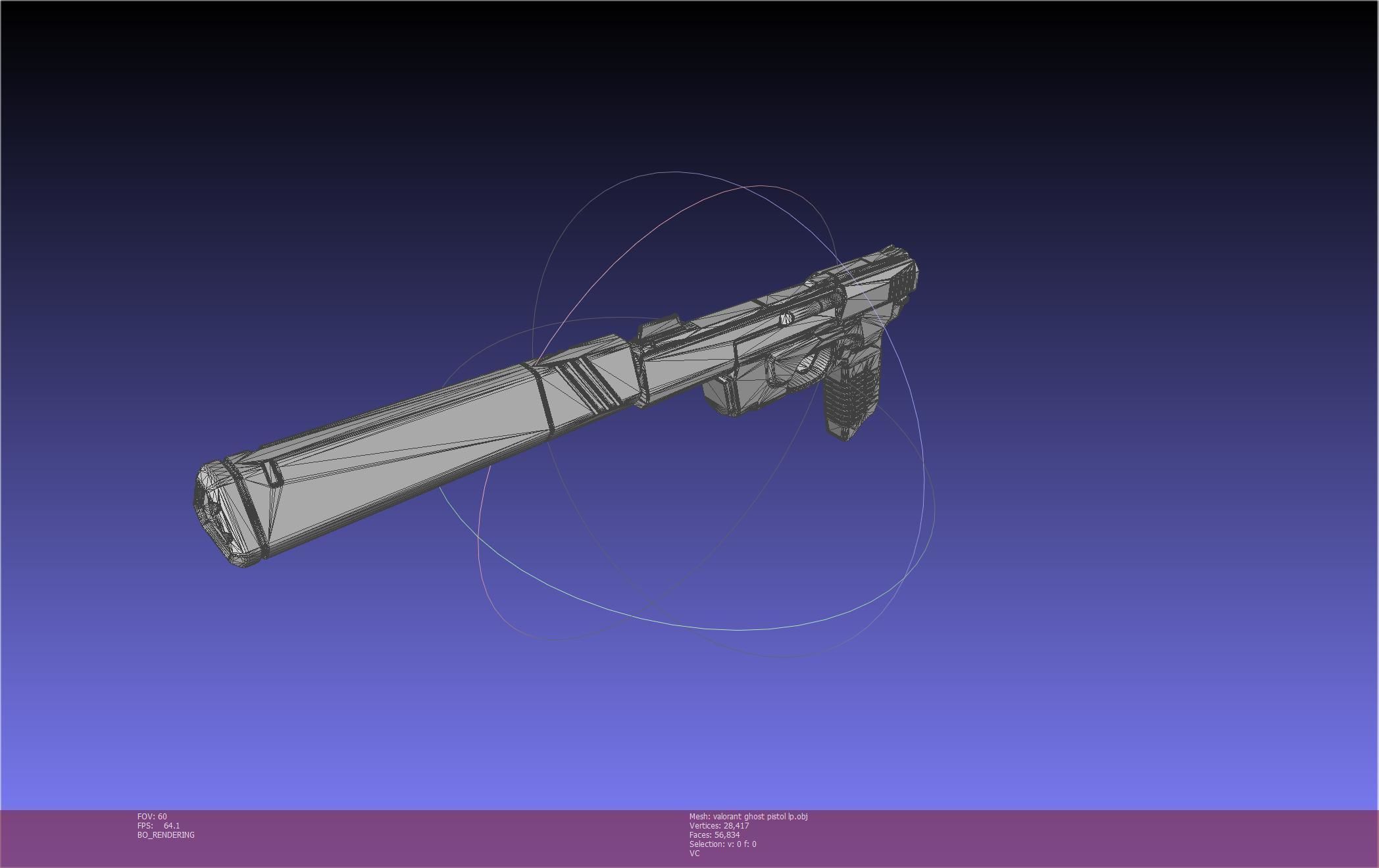 Valorant Ghost Pistol Basic Model 3D model_130