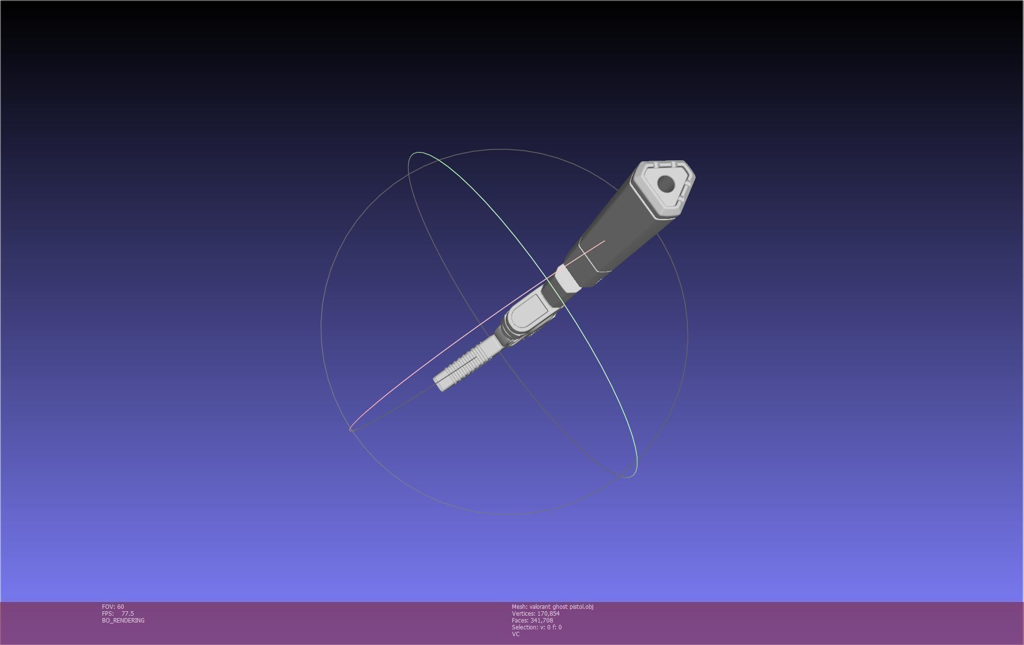 Valorant Ghost Pistol Basic Model 3D model_45