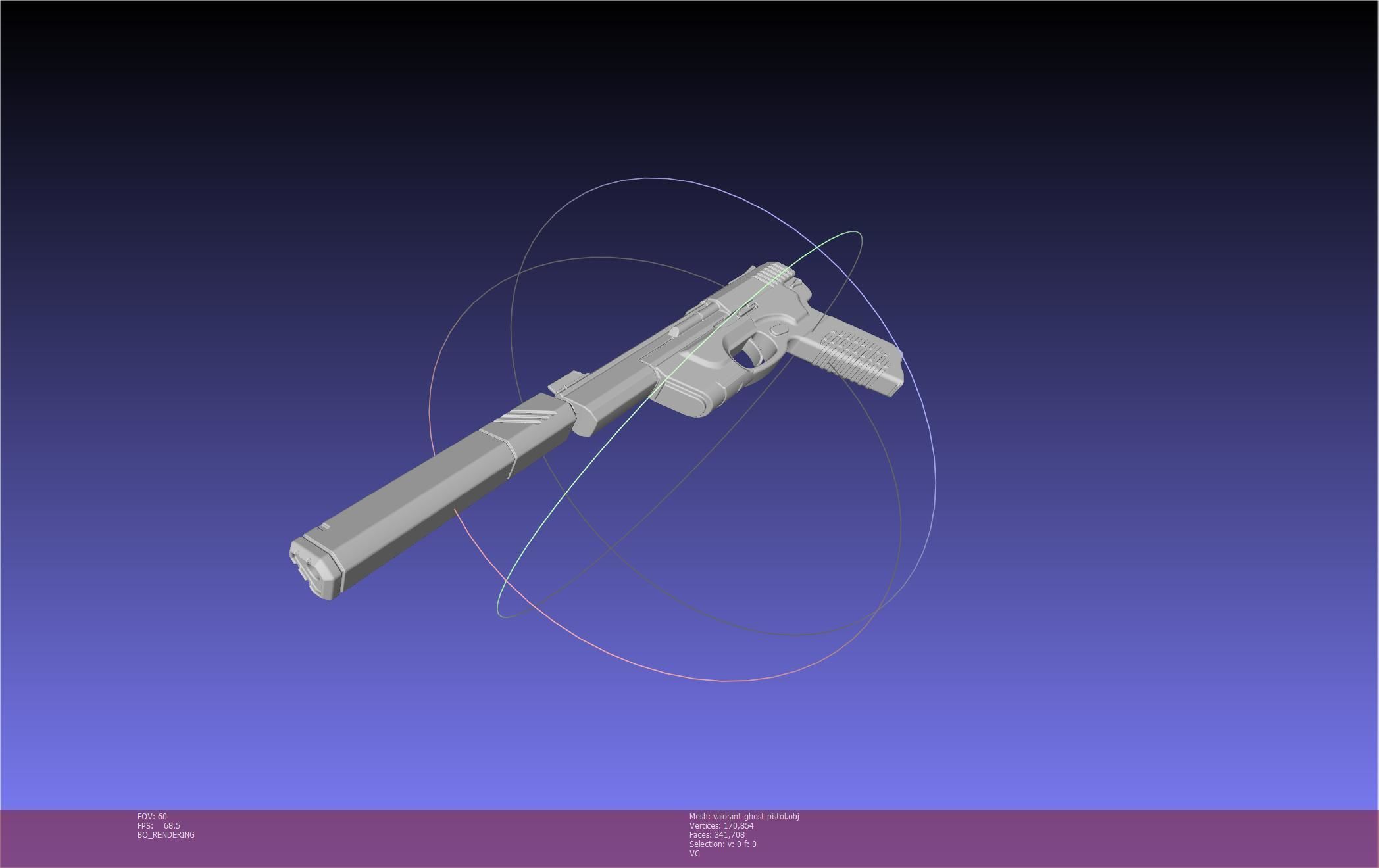 Valorant Ghost Pistol Basic Model 3D model_27