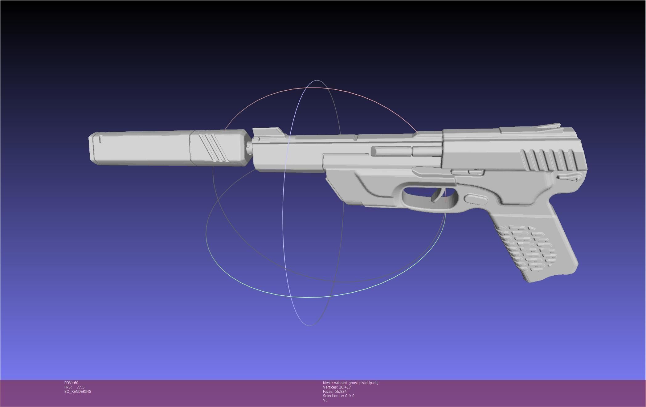 Valorant Ghost Pistol Basic Model 3D model_119