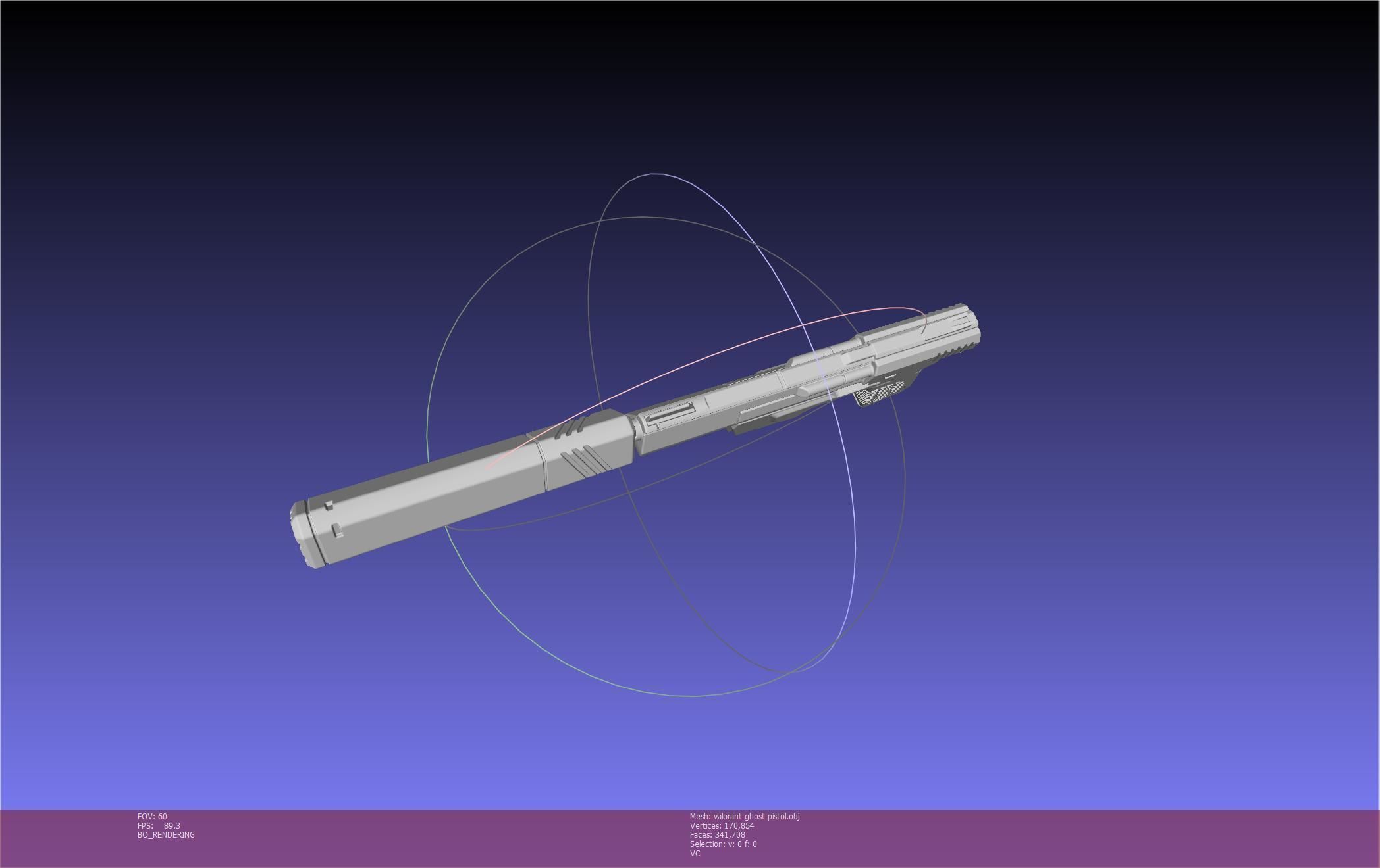 Valorant Ghost Pistol Basic Model 3D model_40