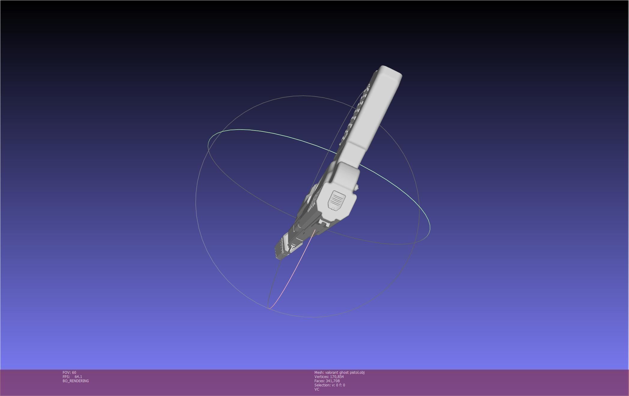 Valorant Ghost Pistol Basic Model 3D model_37