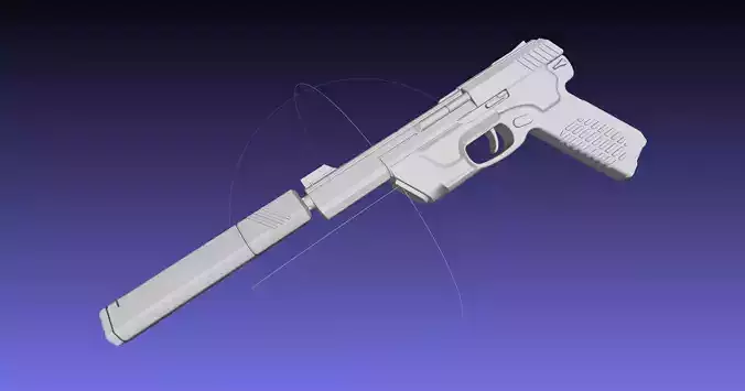 Valorant Ghost Pistol Basic Model 3D model