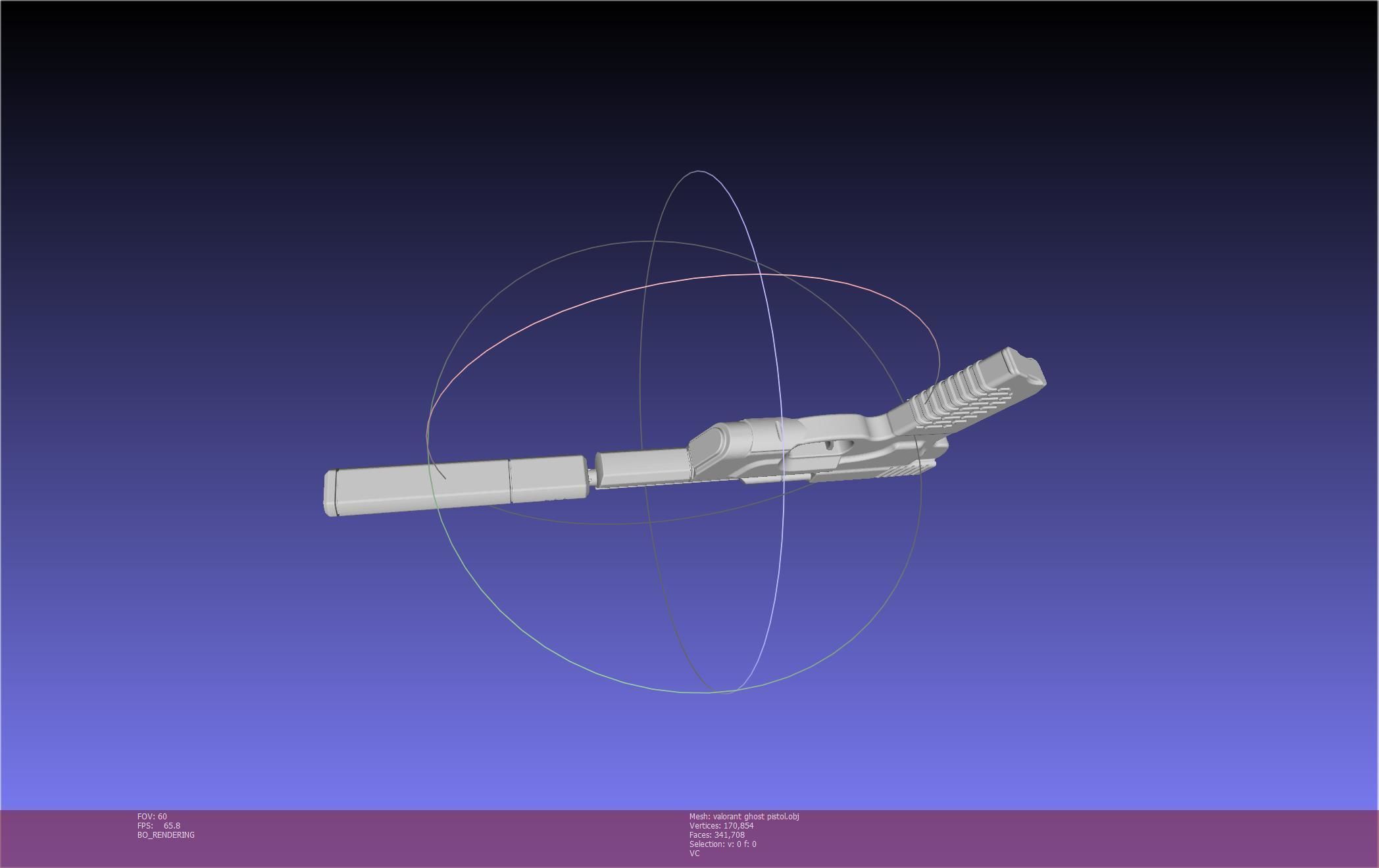 Valorant Ghost Pistol Basic Model 3D model_30