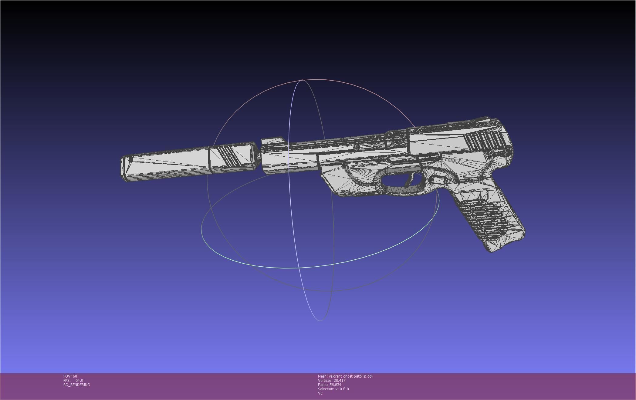 Valorant Ghost Pistol Basic Model 3D model_135