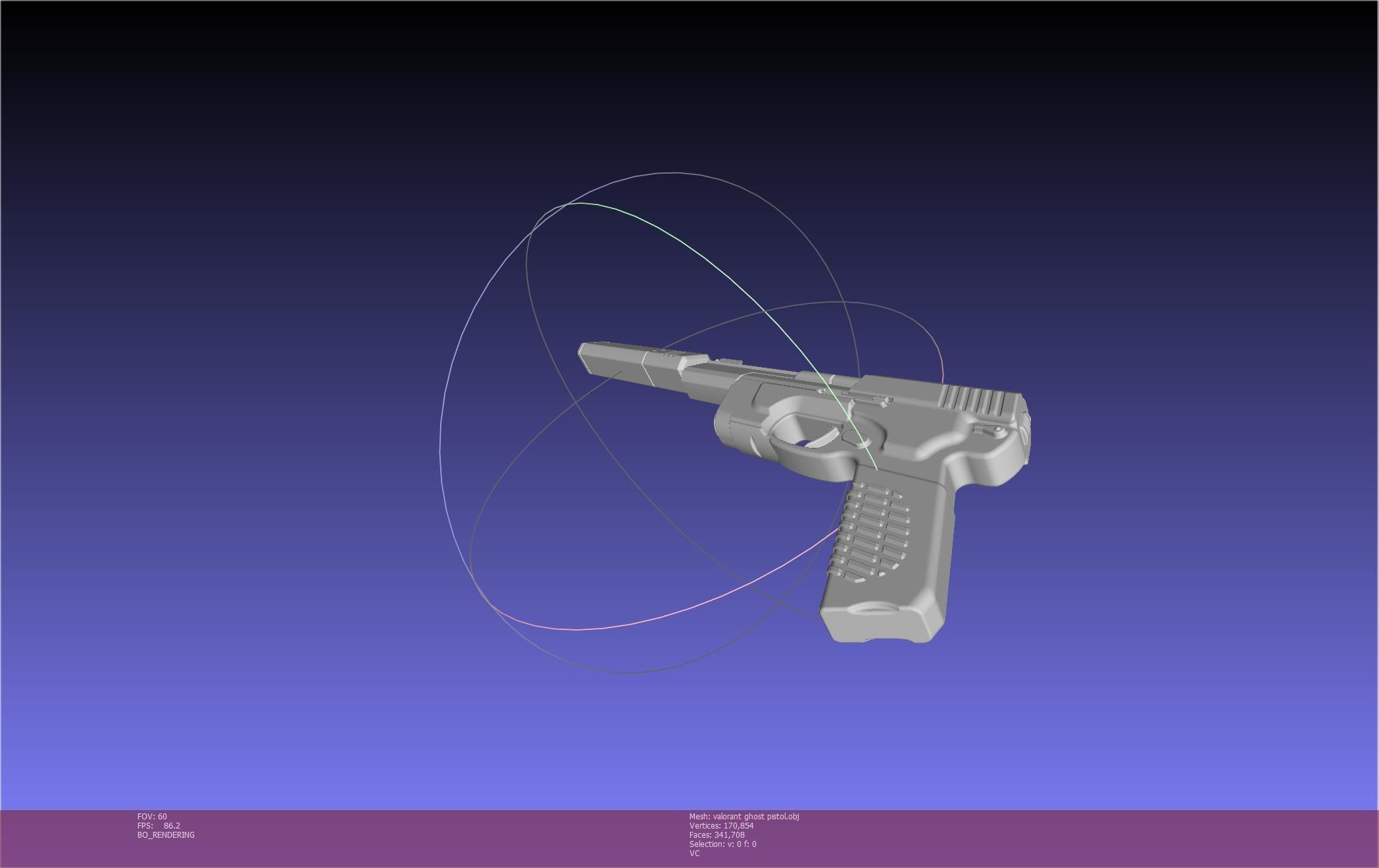 Valorant Ghost Pistol Basic Model 3D model_57