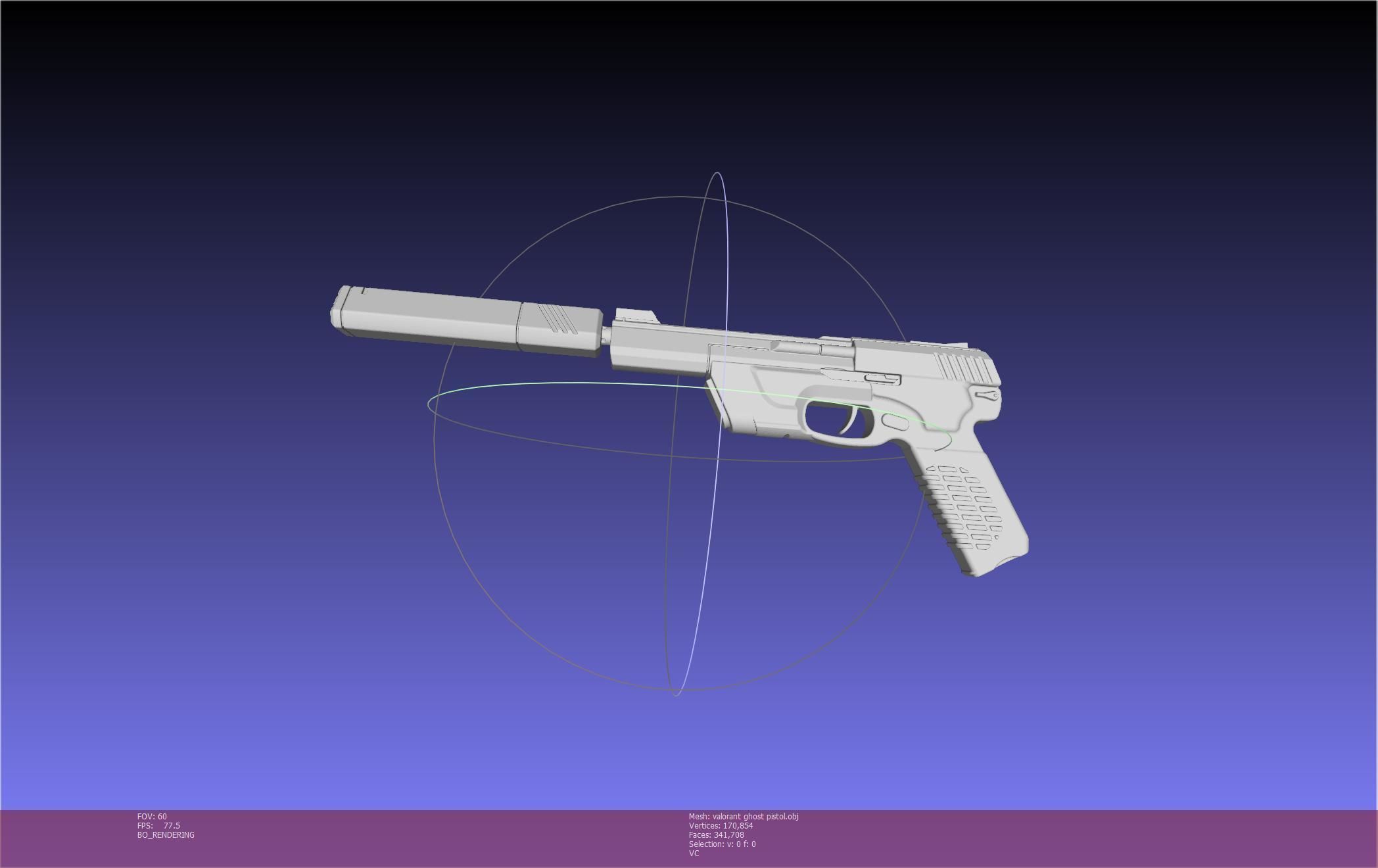 Valorant Ghost Pistol Basic Model 3D model_63
