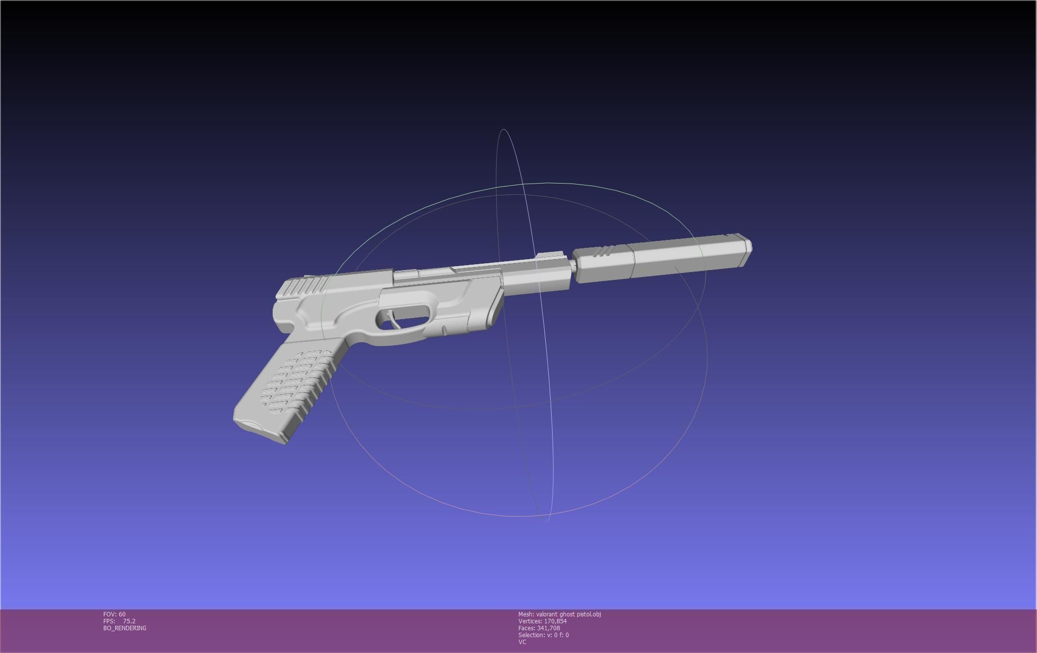 Valorant Ghost Pistol Basic Model 3D model_49