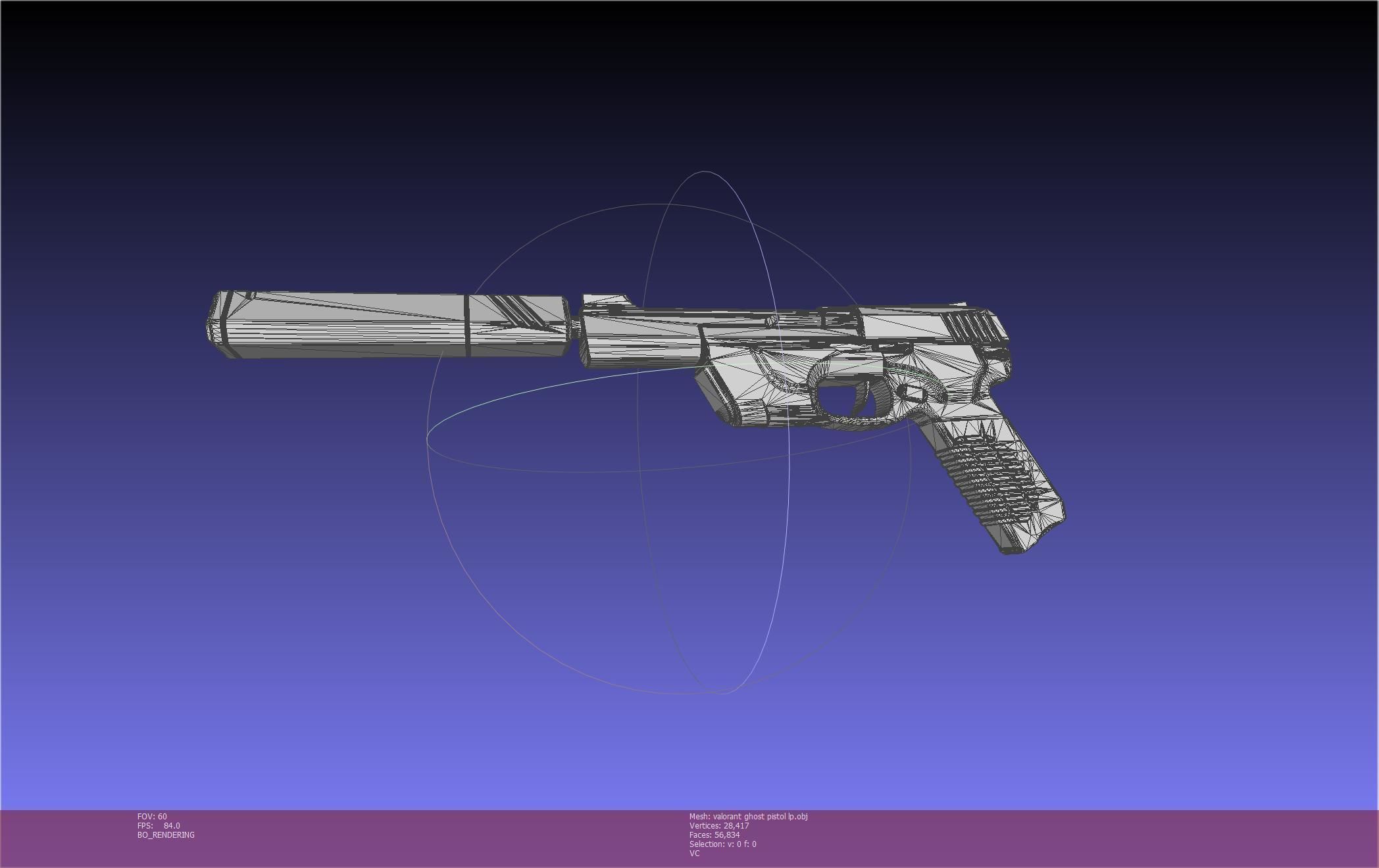 Valorant Ghost Pistol Basic Model 3D model_137