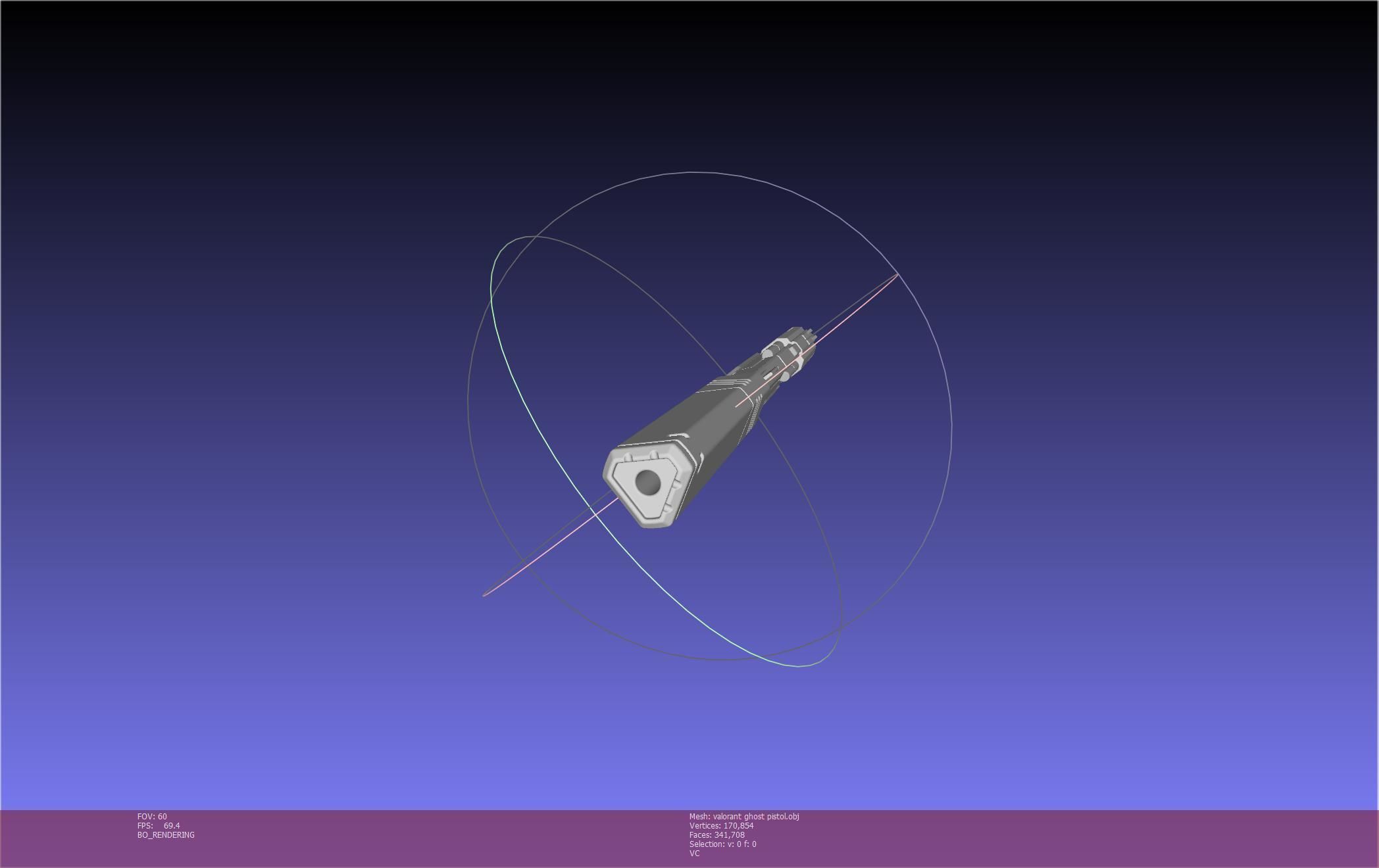 Valorant Ghost Pistol Basic Model 3D model_42