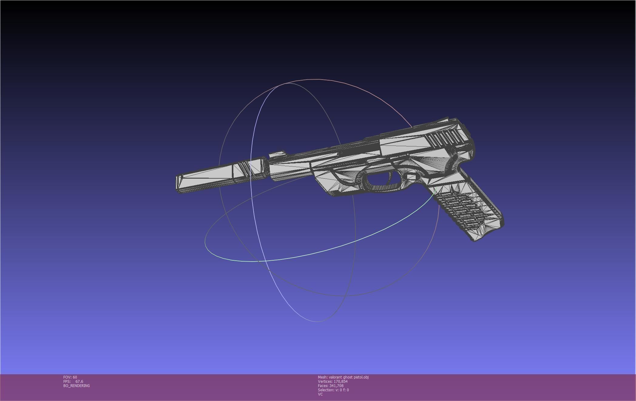 Valorant Ghost Pistol Basic Model 3D model_72