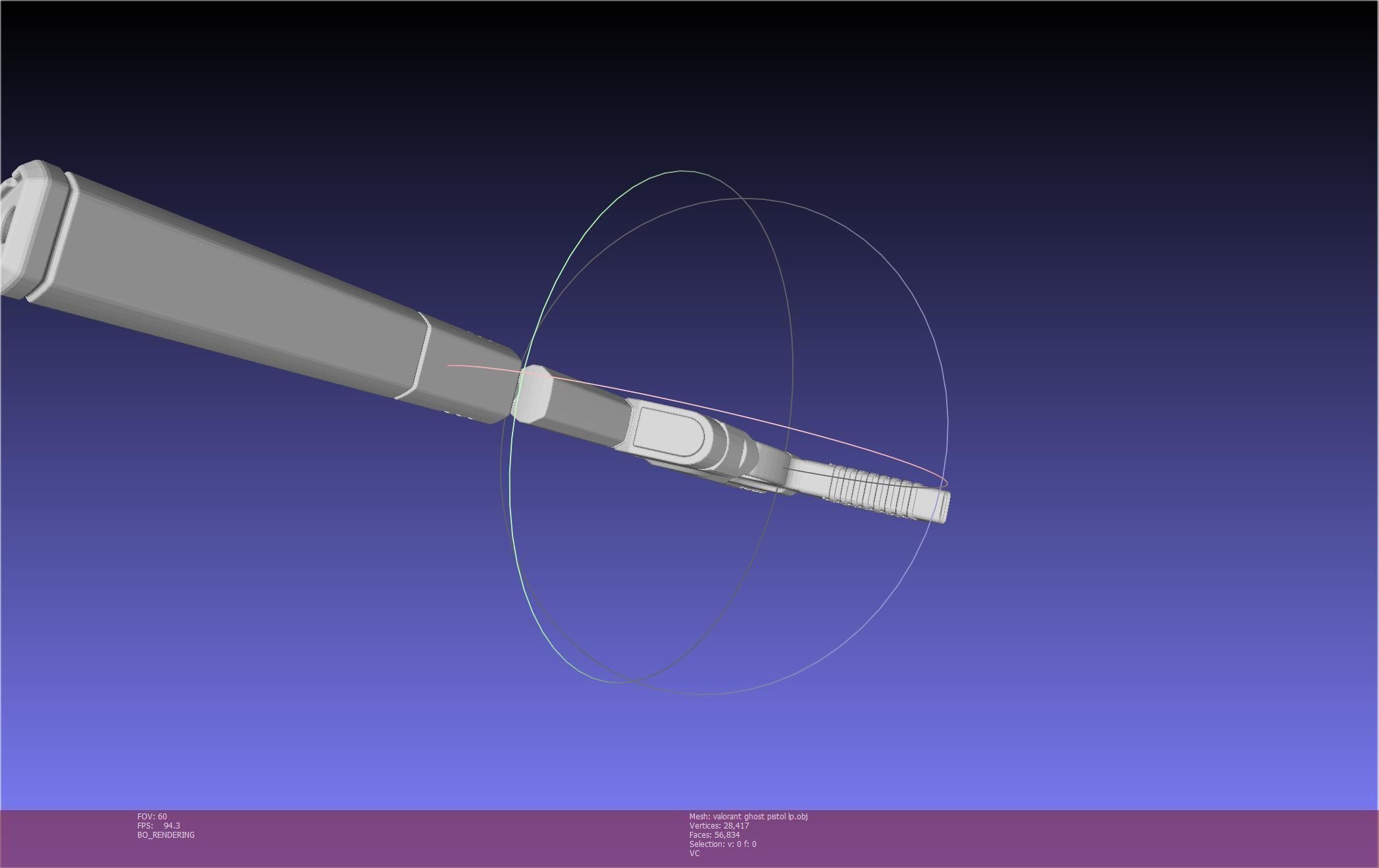 Valorant Ghost Pistol Basic Model 3D model_122