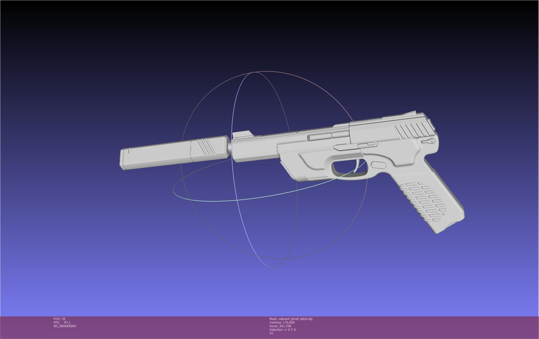 Valorant Ghost Pistol Basic Model 3D model_114