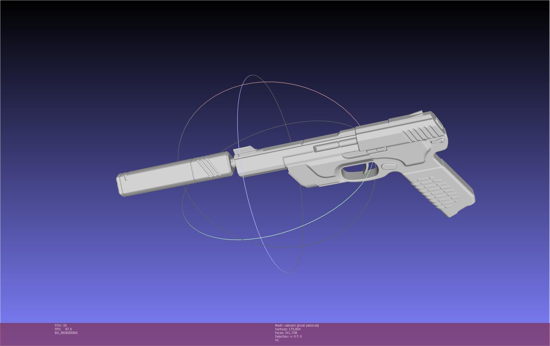 Valorant Ghost Pistol Basic Model 3D model_106