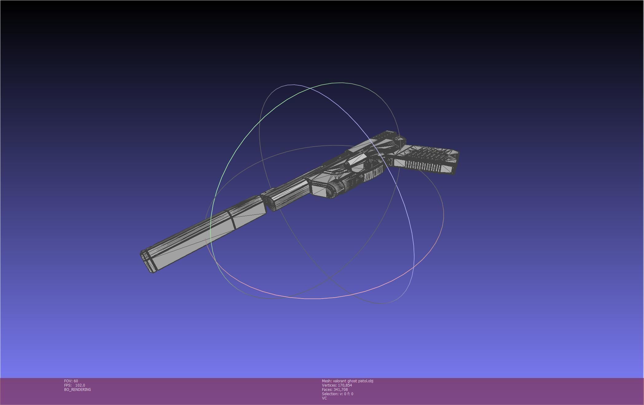 Valorant Ghost Pistol Basic Model 3D model_69
