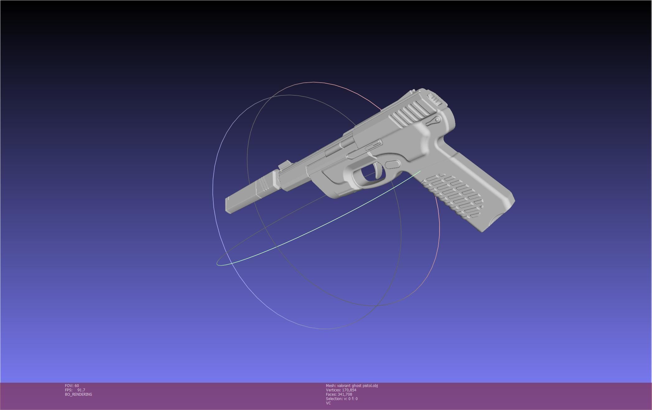 Valorant Ghost Pistol Basic Model 3D model_55