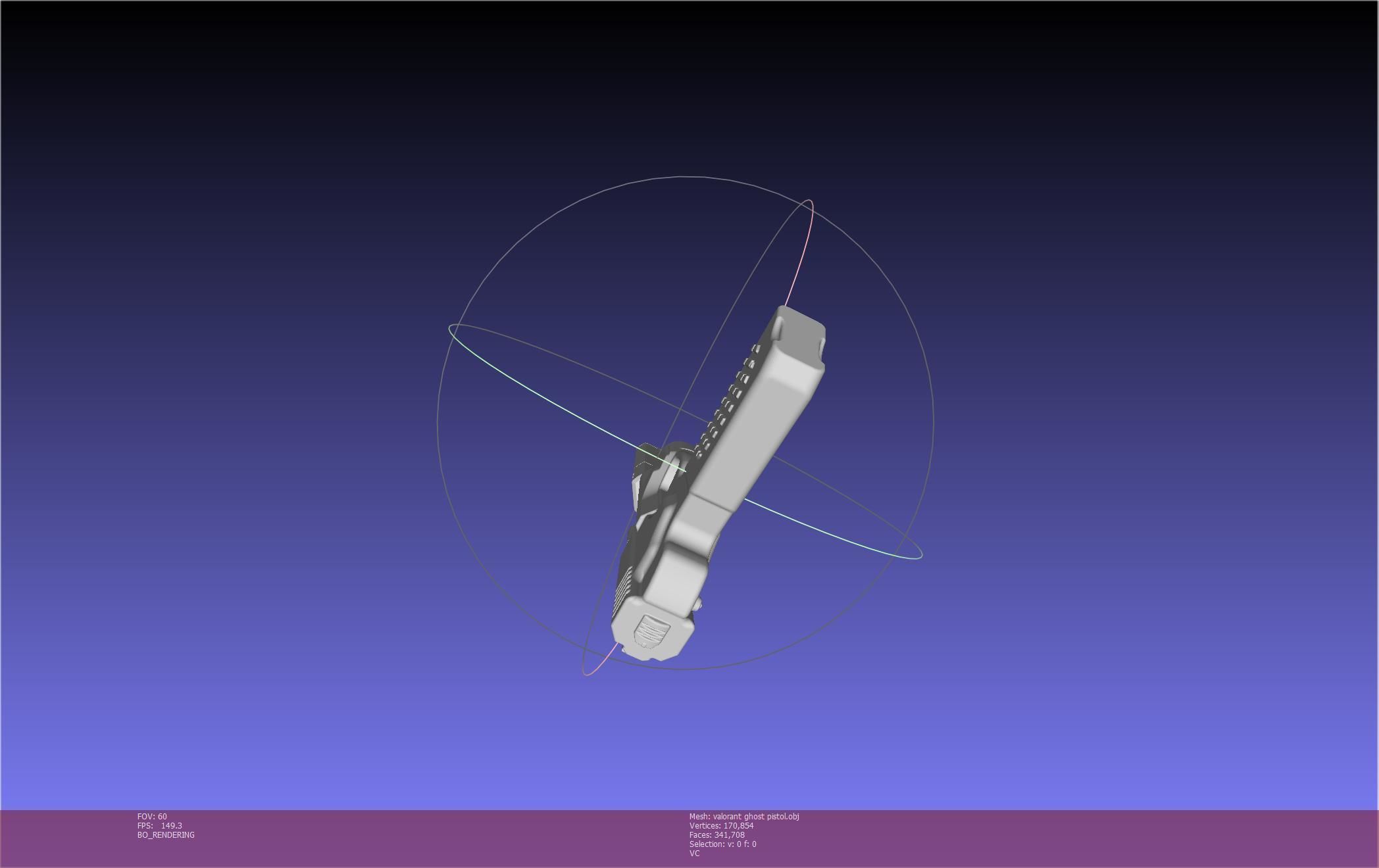 Valorant Ghost Pistol Basic Model 3D model_35