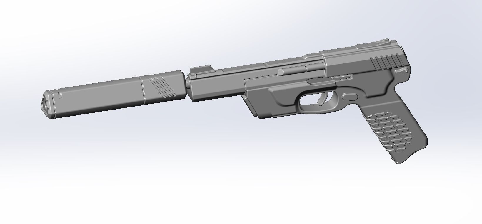 Valorant Ghost Pistol Basic Model 3D model_4