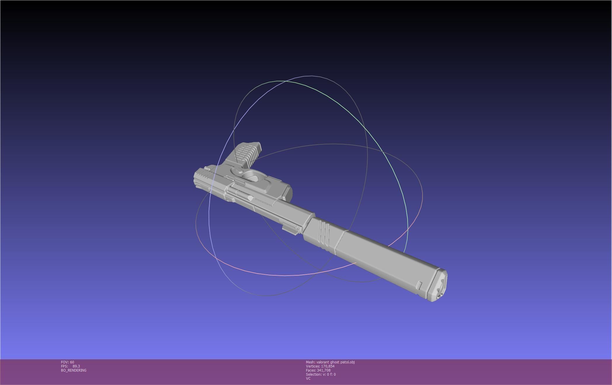 Valorant Ghost Pistol Basic Model 3D model_60