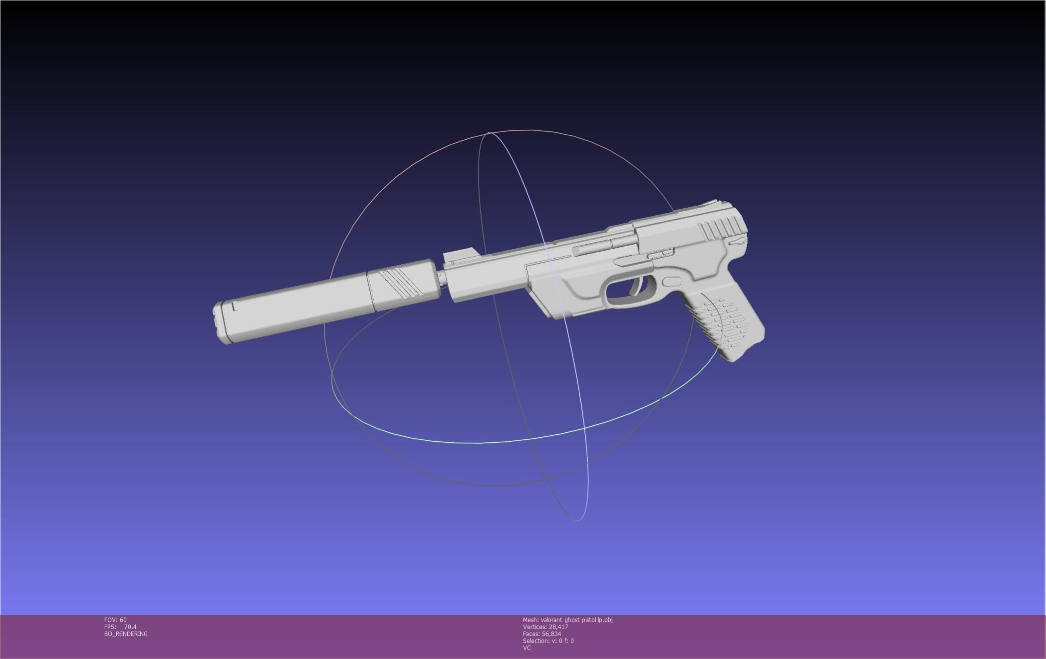 Valorant Ghost Pistol Basic Model 3D model_115