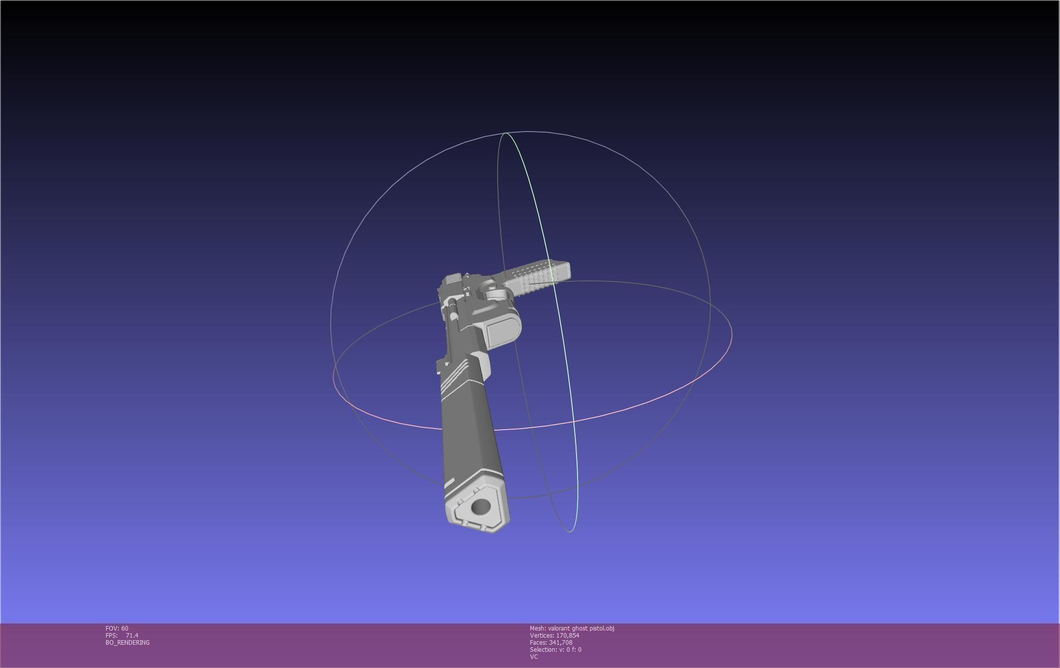Valorant Ghost Pistol Basic Model 3D model_23