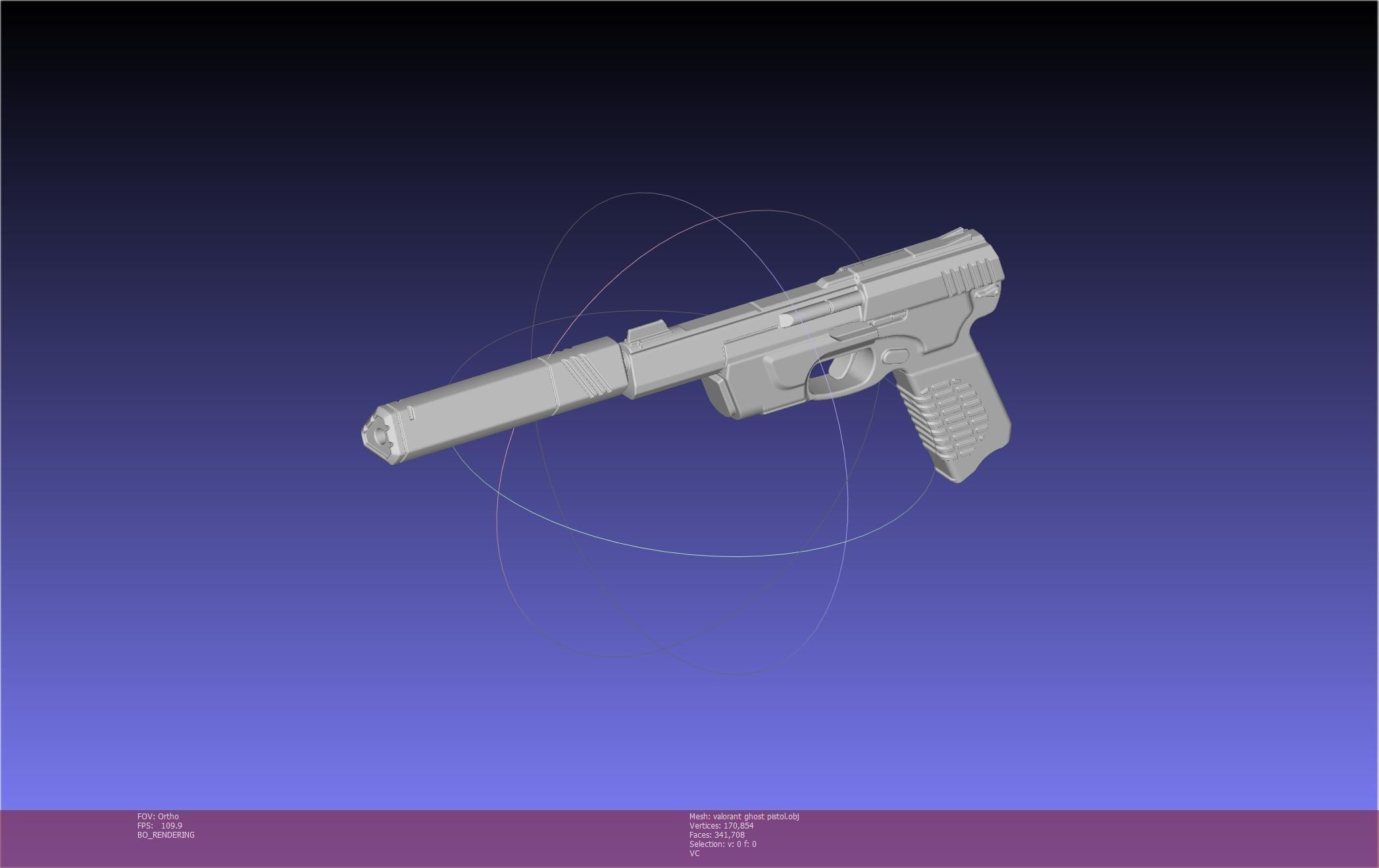 Valorant Ghost Pistol Basic Model 3D model_93