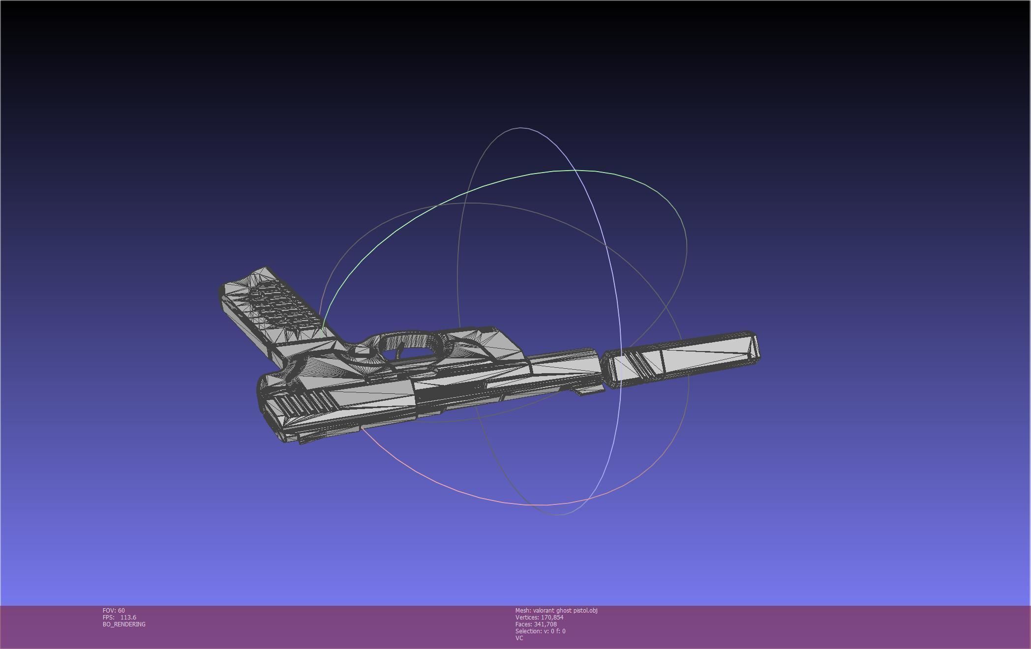 Valorant Ghost Pistol Basic Model 3D model_2