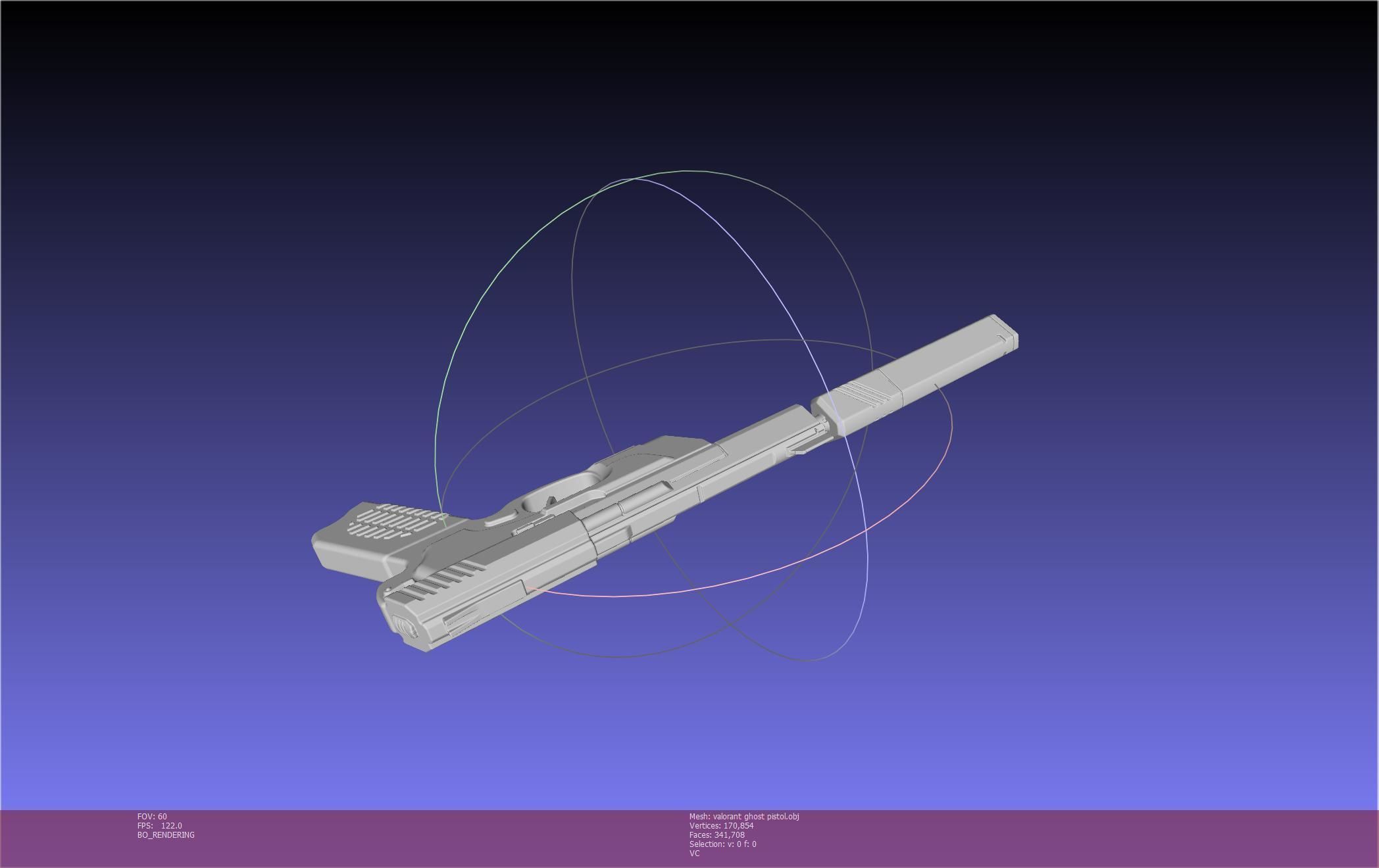 Valorant Ghost Pistol Basic Model 3D model_59