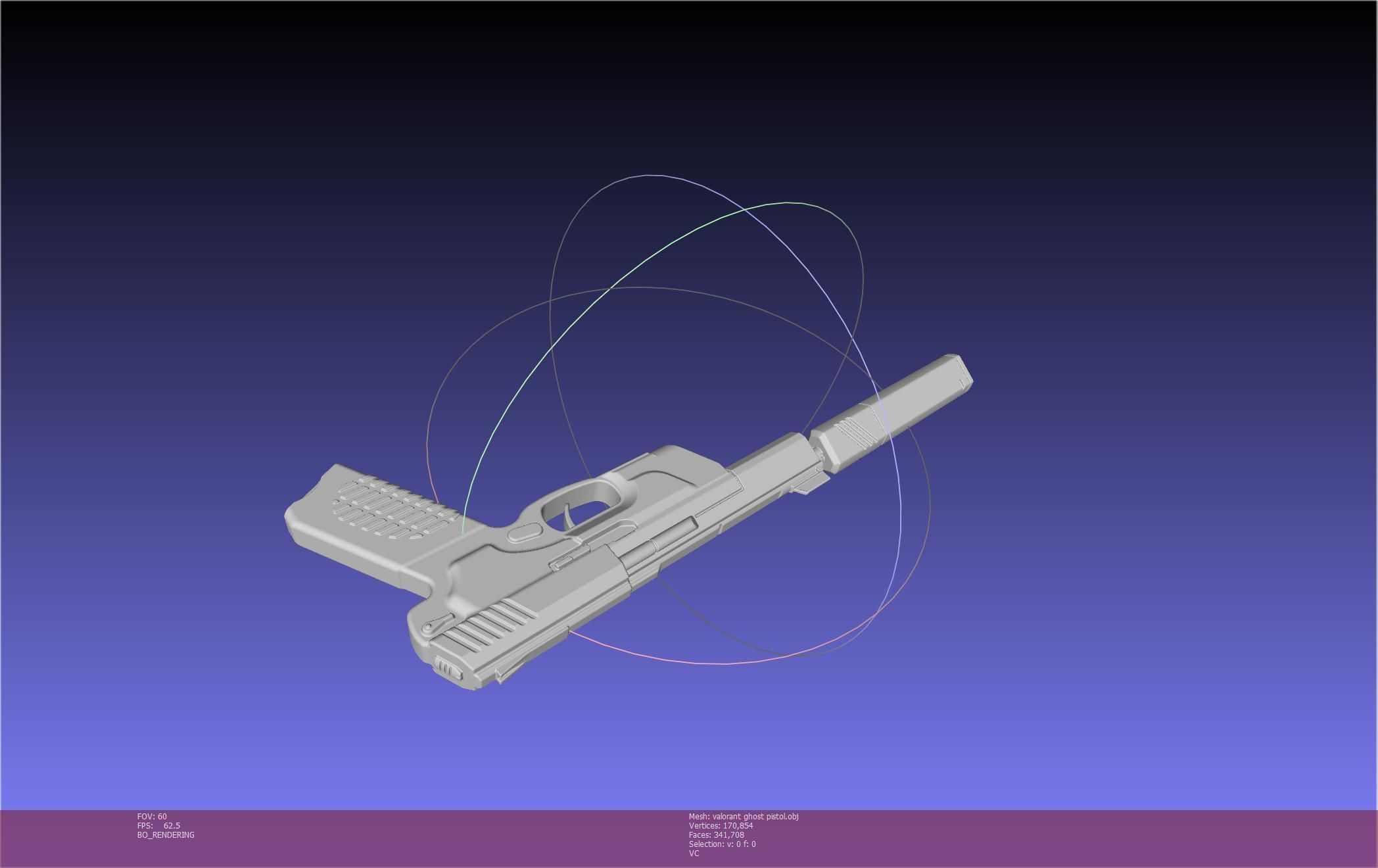 Valorant Ghost Pistol Basic Model 3D model_24