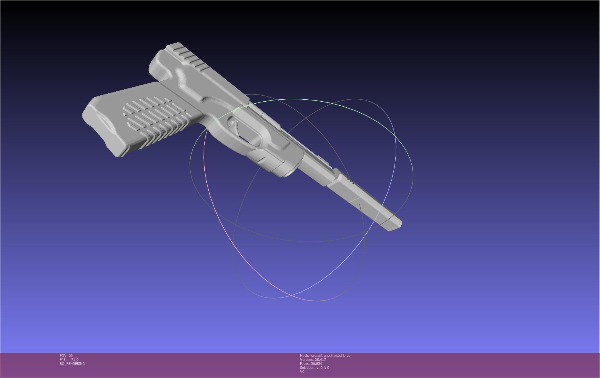 Valorant Ghost Pistol Basic Model 3D model_126